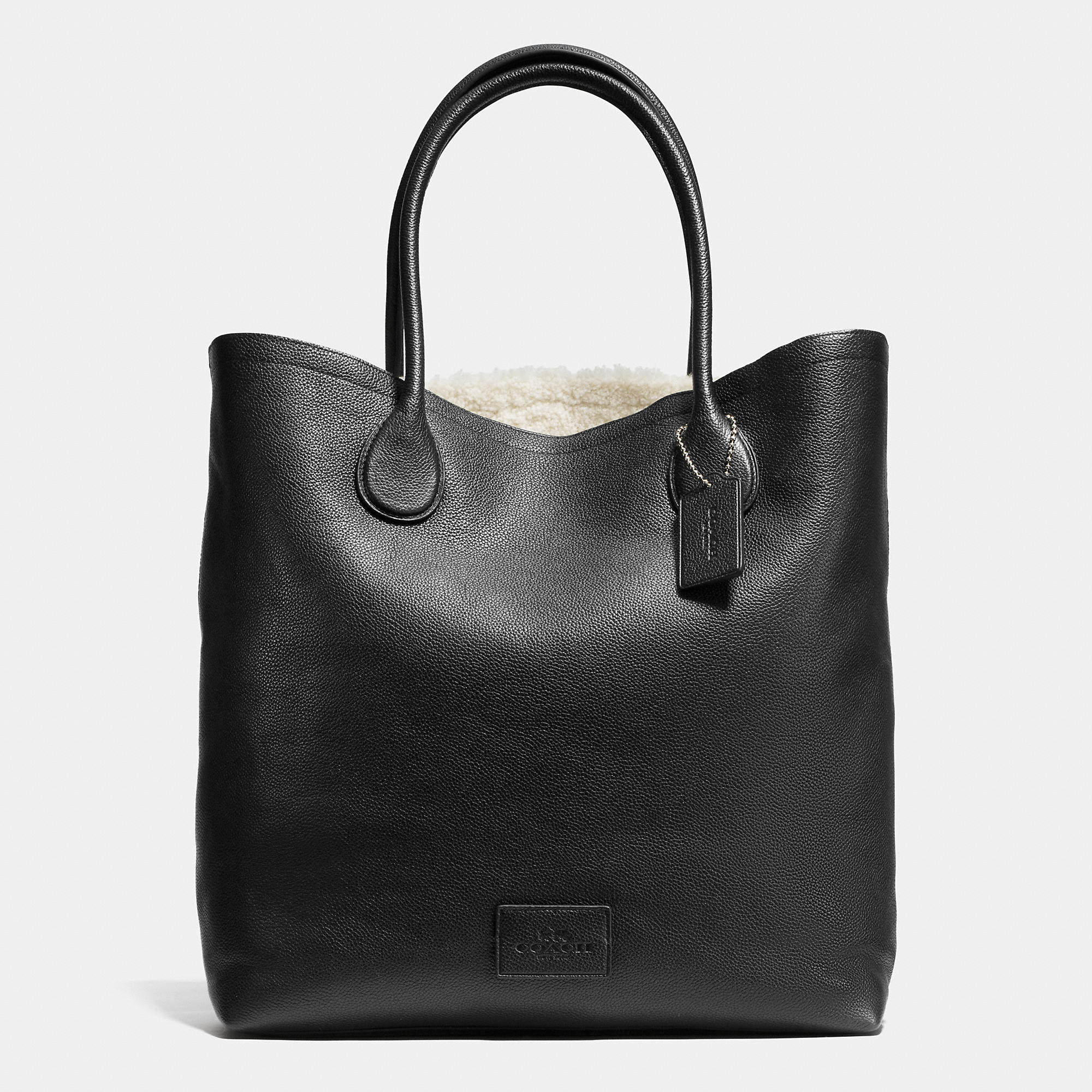 coach black gallery tote