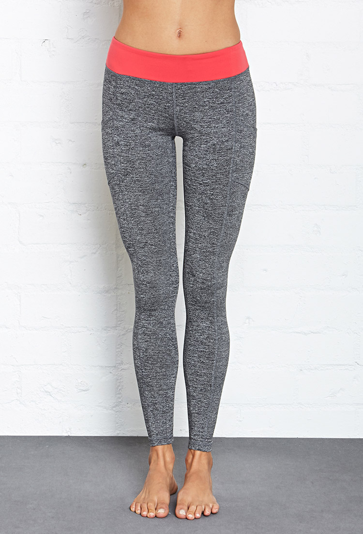 Grey Side Pockets Fashion Bodycon Leggings