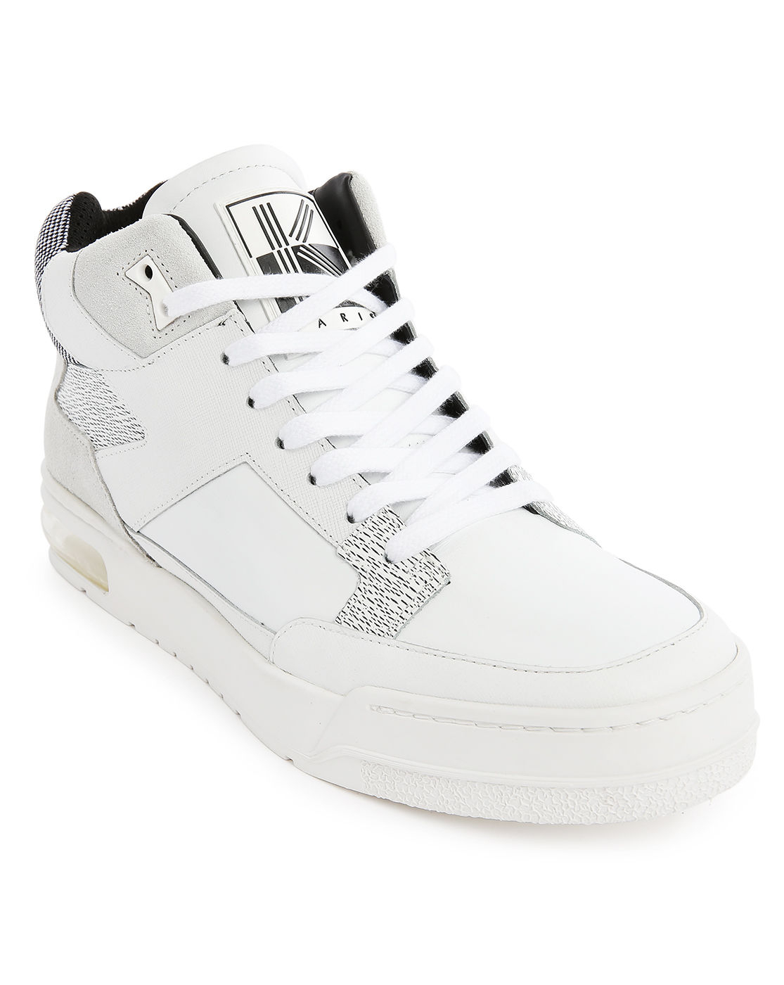 Kenzo Yard High-top Sneakers With White Bubble Sole in White for Men | Lyst