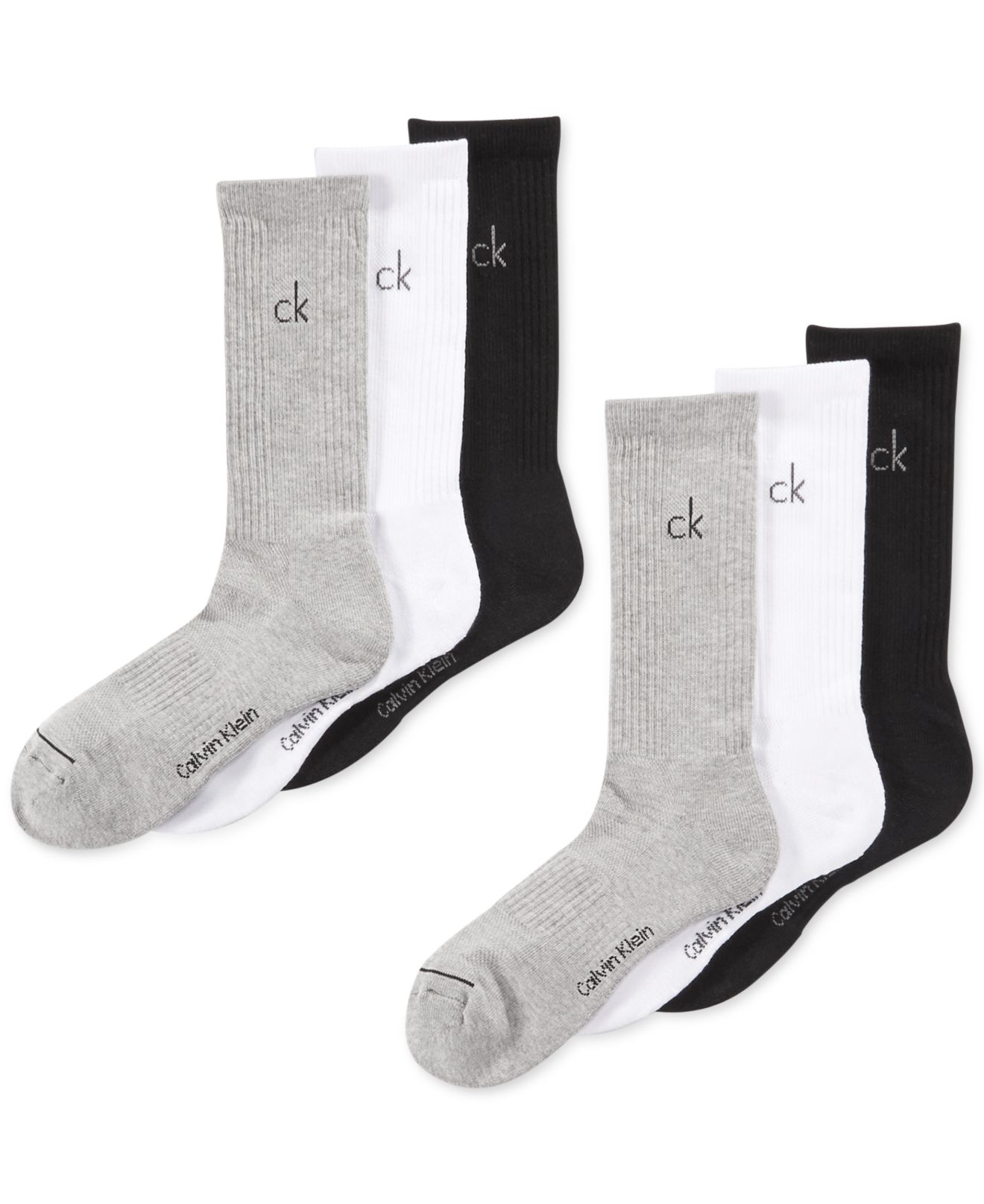 calvin klein men's socks 4 pack solid