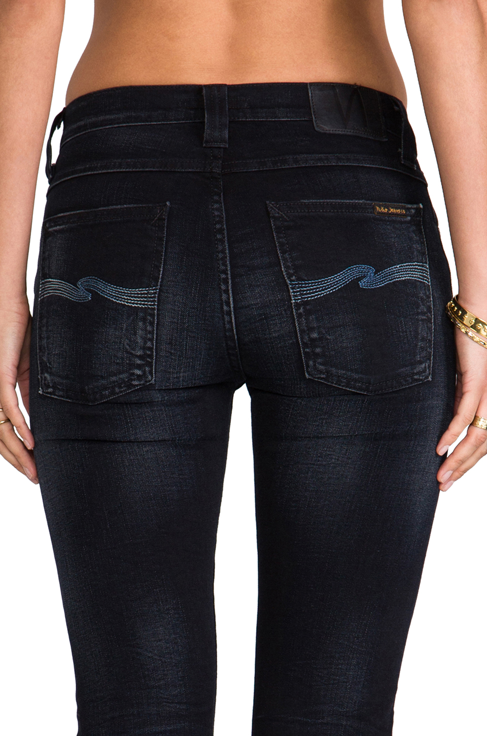 Lyst Nudie Jeans Tube Tom in Org Gunpowder in Blue