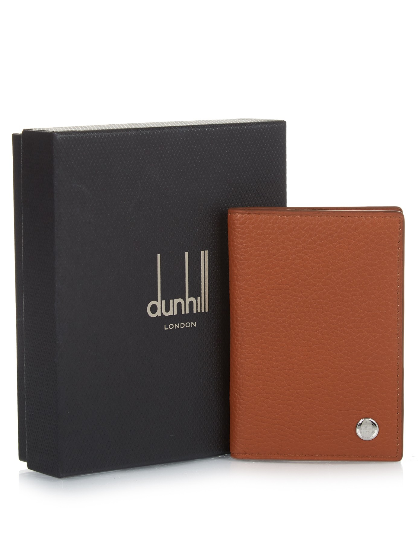 Dunhill Bi-fold Leather Wallet in Brown for Men - Lyst