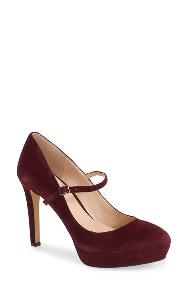 Vince camuto Joshlynn Suede Mary-Jane Pumps in Purple (SUGAR PLUM SUEDE ...