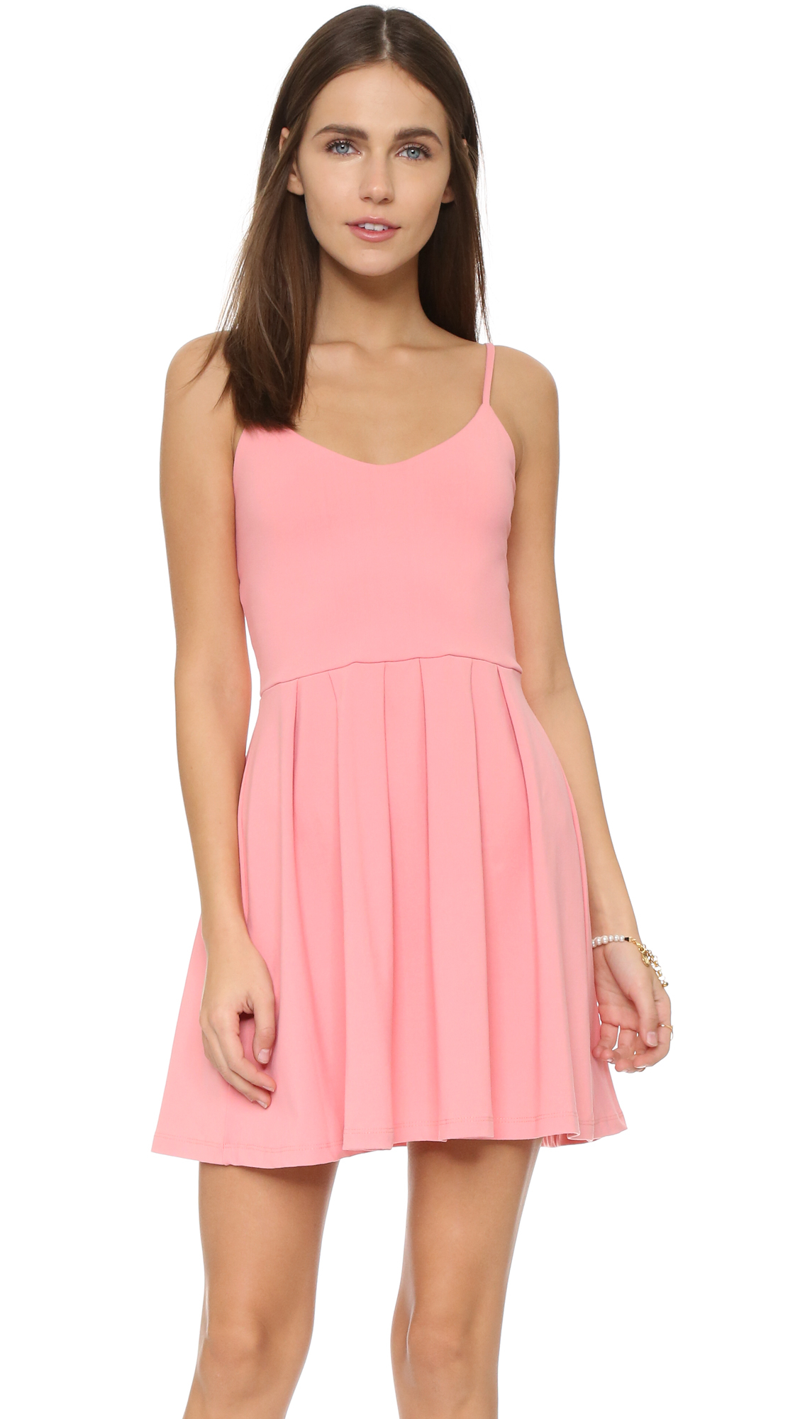 Susana monaco Casey Dress in Pink | Lyst