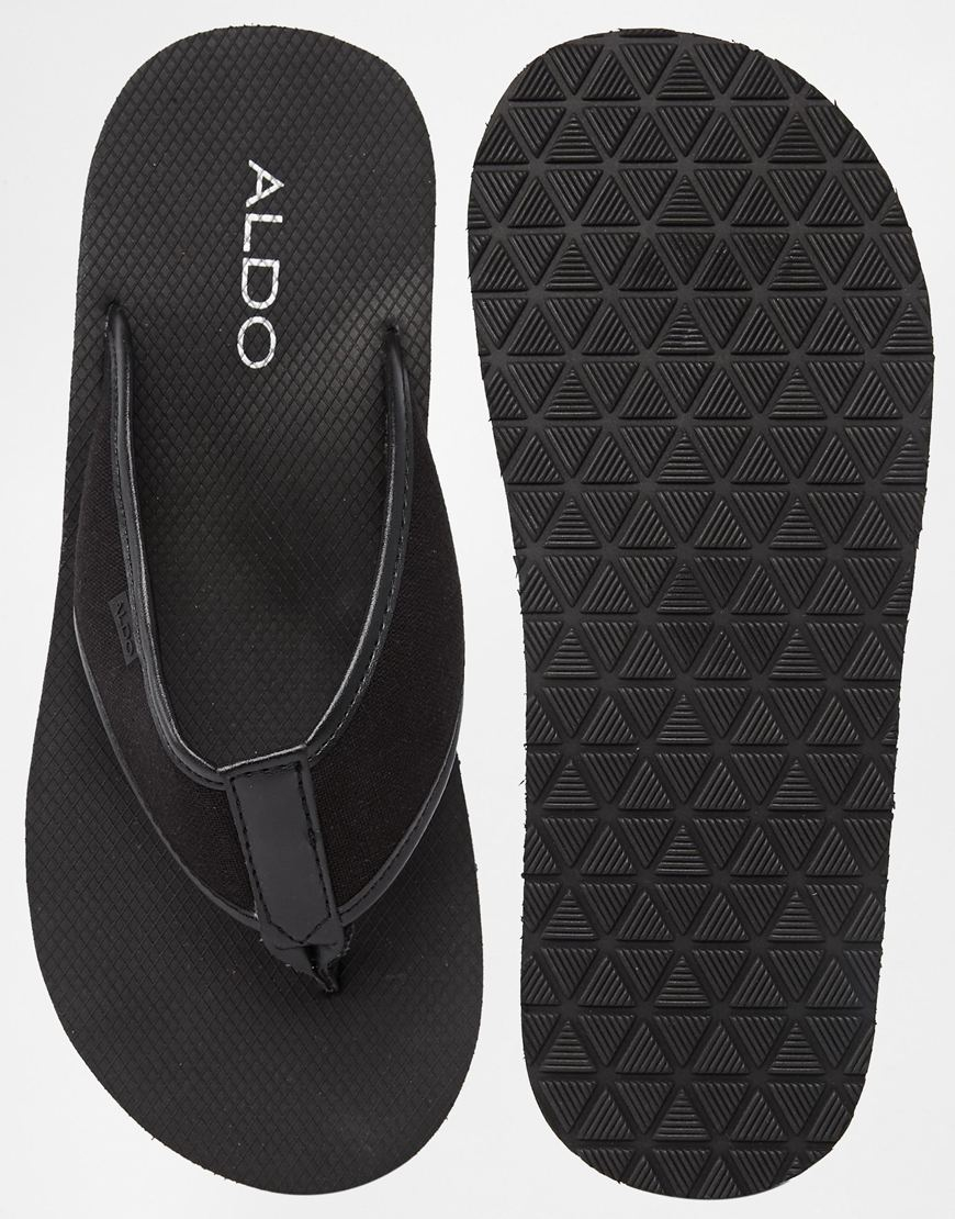 ALDO Flip Flops  in Black for Men Lyst