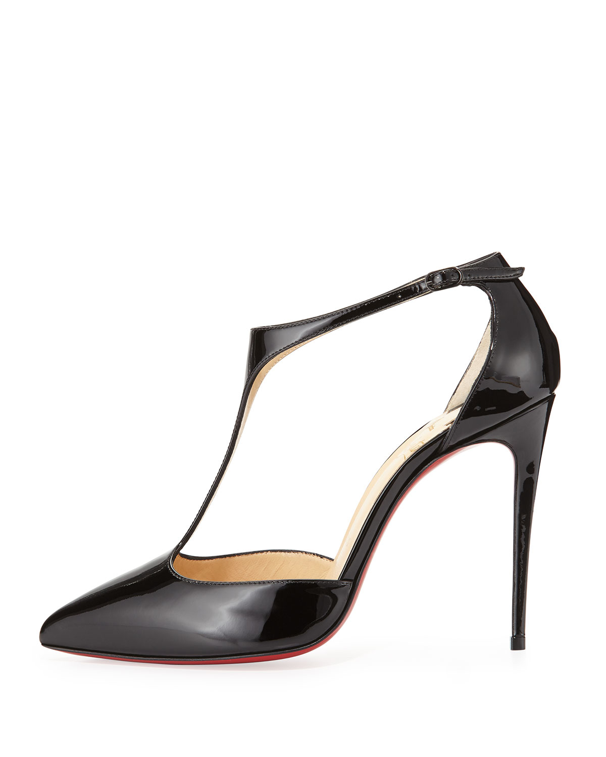 black and white christian louboutin shoes - Christian louboutin J String Patent Red-Sole Pumps in Black (BLK ...