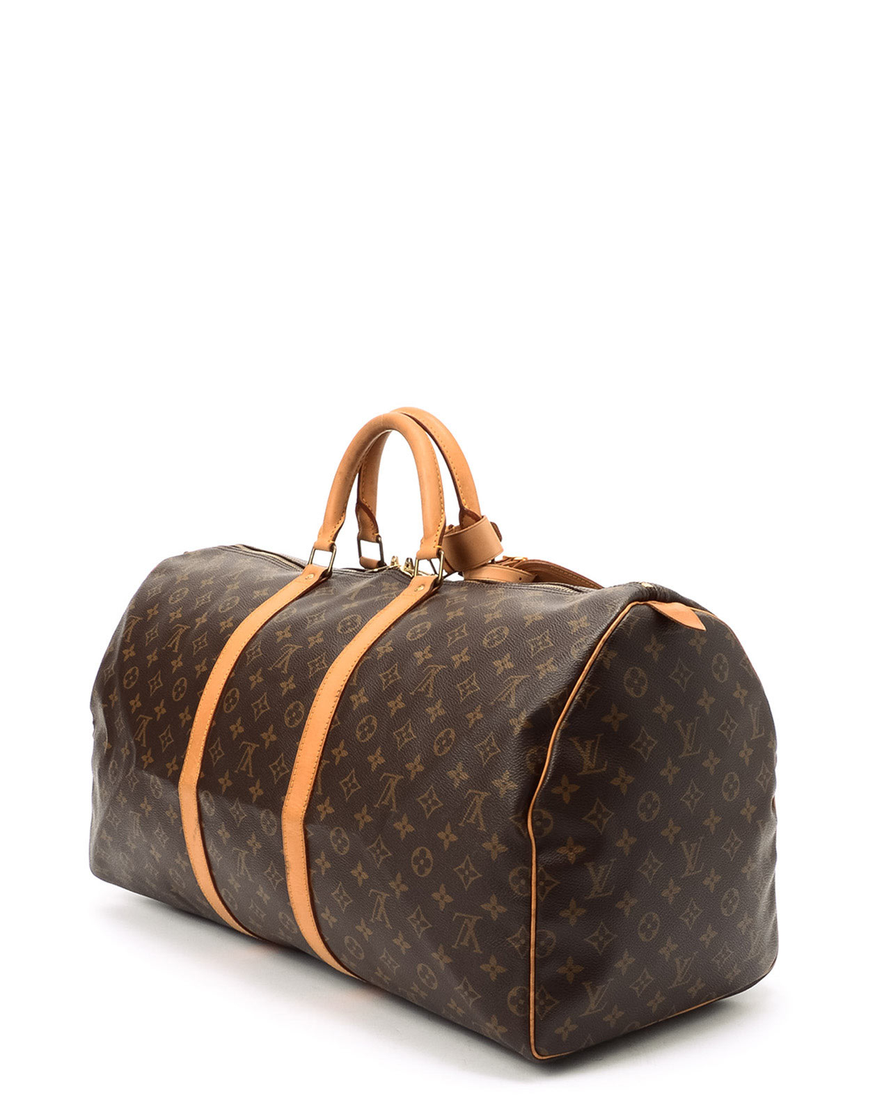 Louis vuitton Monogram Keepall 55 Travel Bag in Brown for Men | Lyst