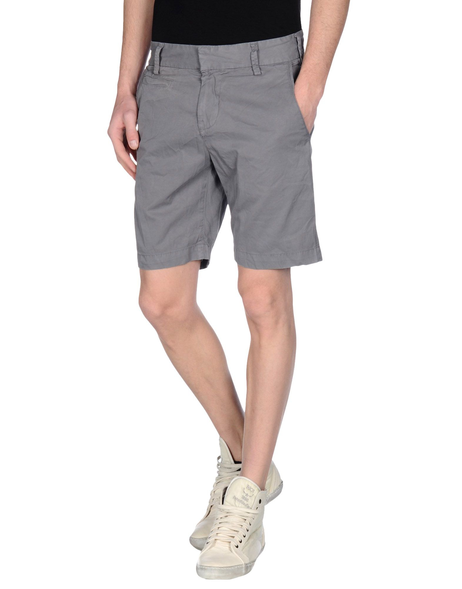 Save Khaki Bermuda Shorts in Gray for Men - Lyst