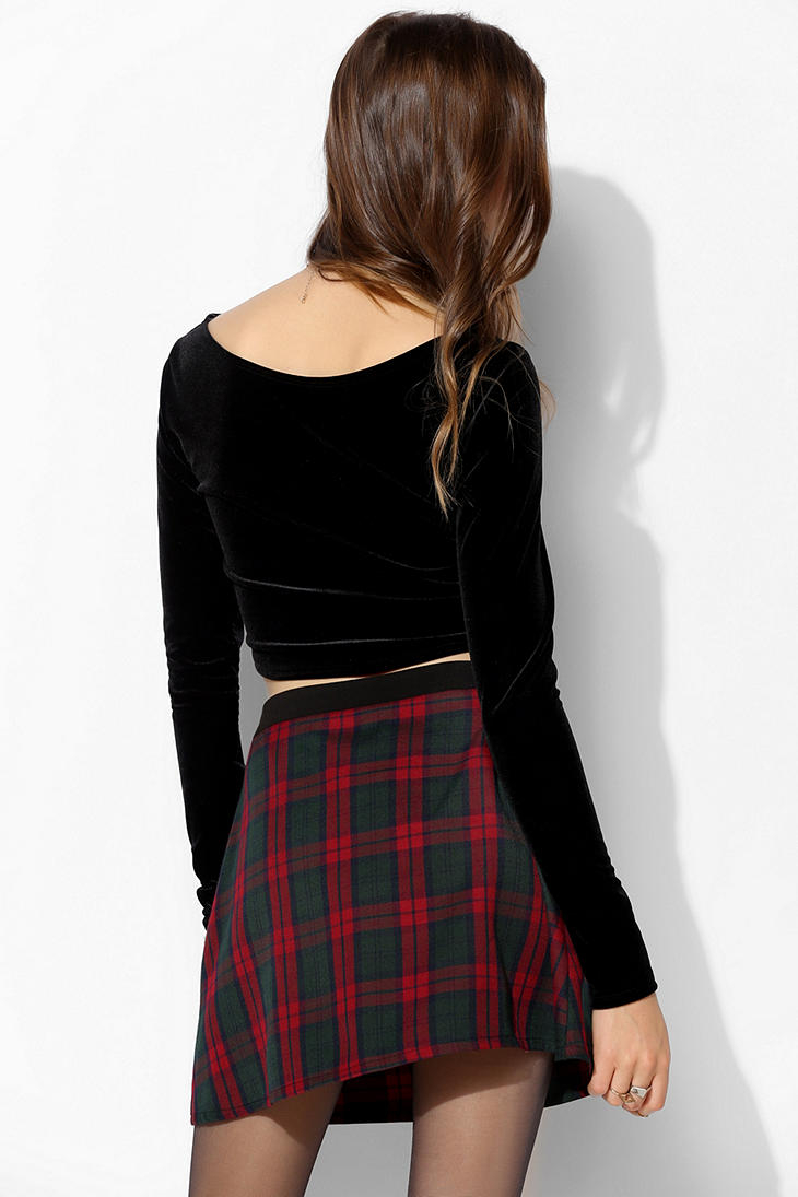 Lyst - Urban outfitters Cooperative Tartan Plaid Mini Skirt