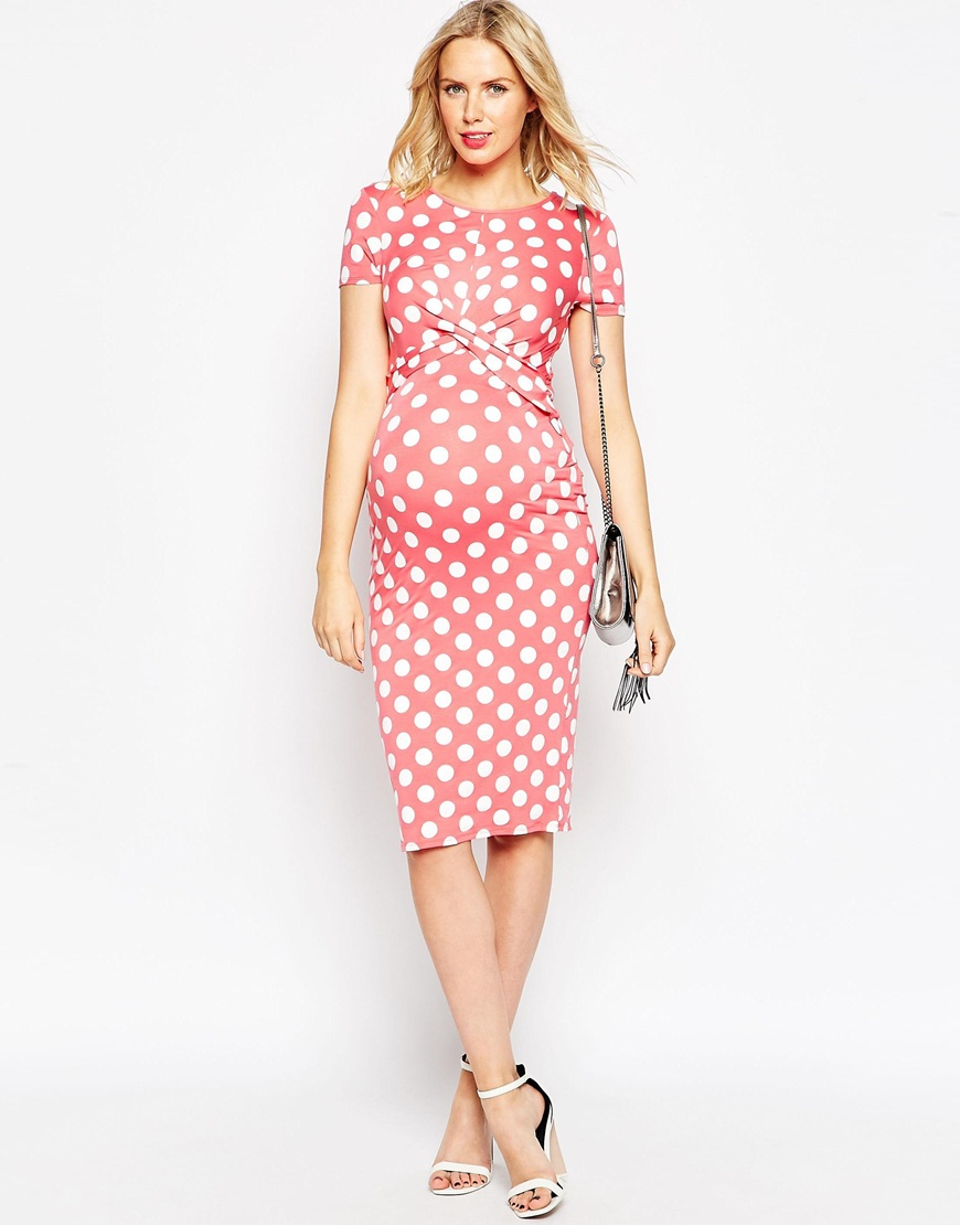 Asos bodycon maternity dress