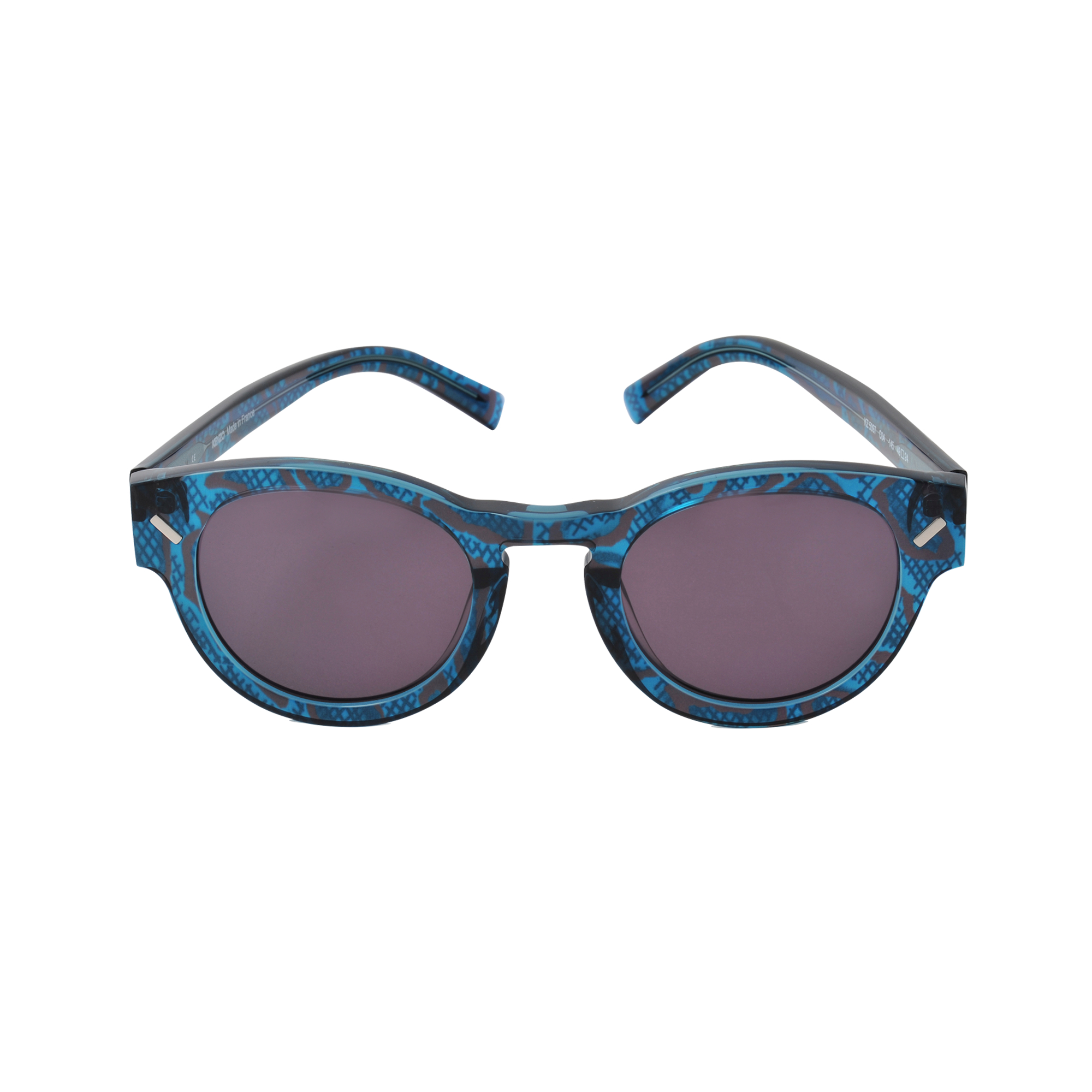 Lyst KENZO Kz5097 Gray Reptile Sunglasses in Blue