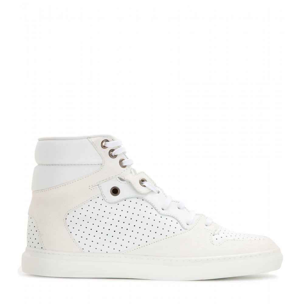 balenciaga high top white
