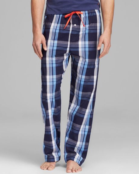 Ralph Lauren Polo Pajama Pant in Blue for Men (Blue Sailor Plaid) | Lyst