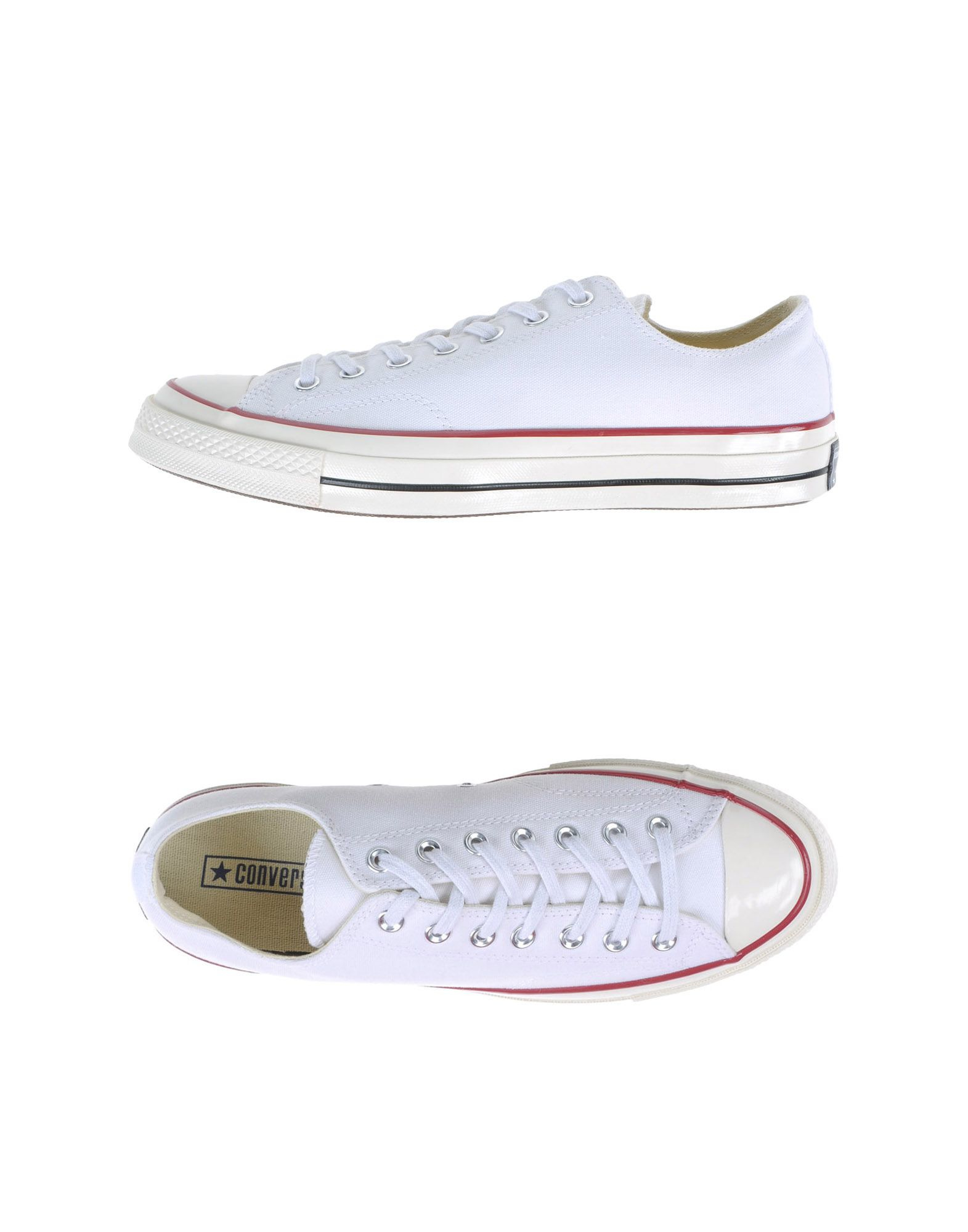 Converse Low Tops Sneakers In White For Men Lyst   Converse All Star White Low Tops Trainers Product 3 604237708 Normal 