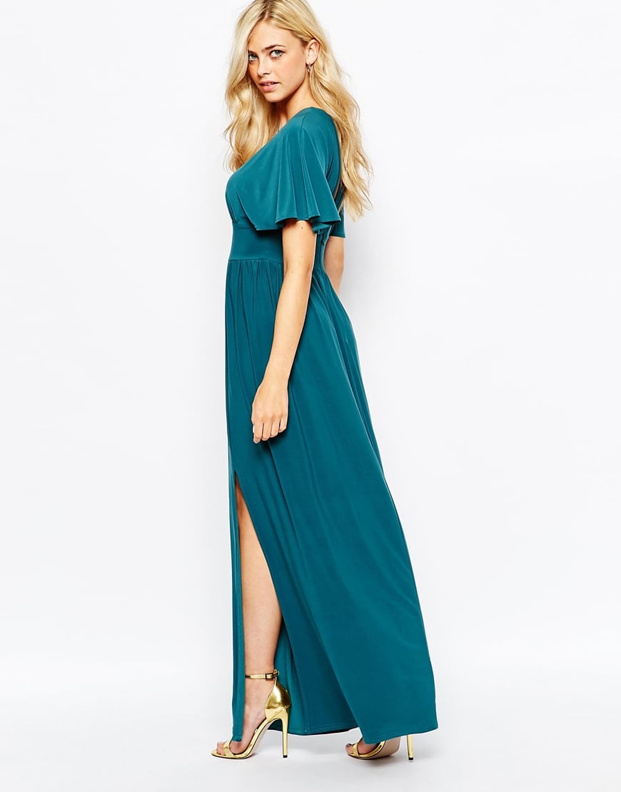 love fire kimono sleeve maxi dres