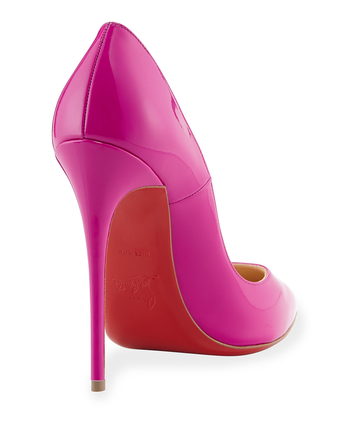 Christian louboutin So Kate Patent Red Sole Pump in Pink (INDIAN ...