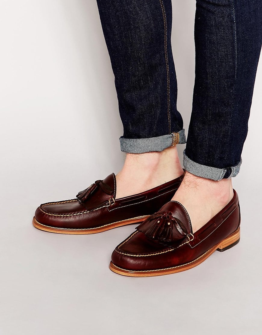 Lyst - G.H. Bass & Co. Gh Bass Tassel Loafers in Brown