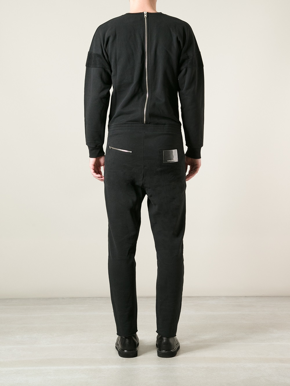 Lyst - Gosha Rubchinskiy Fine Knit Jumpsuit in Black for Men
