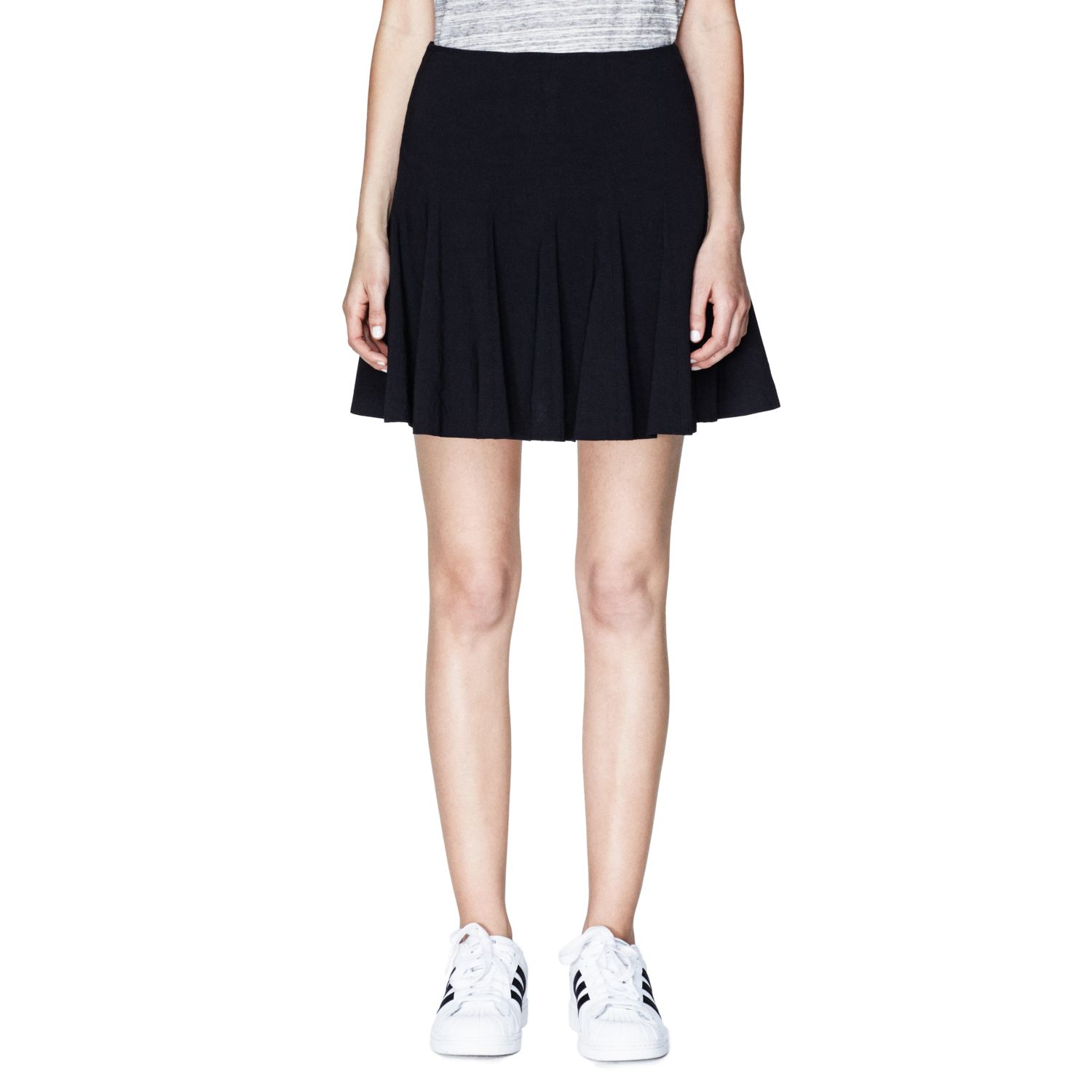 Theory Eliza Skirt in Crunch in Black | Lyst