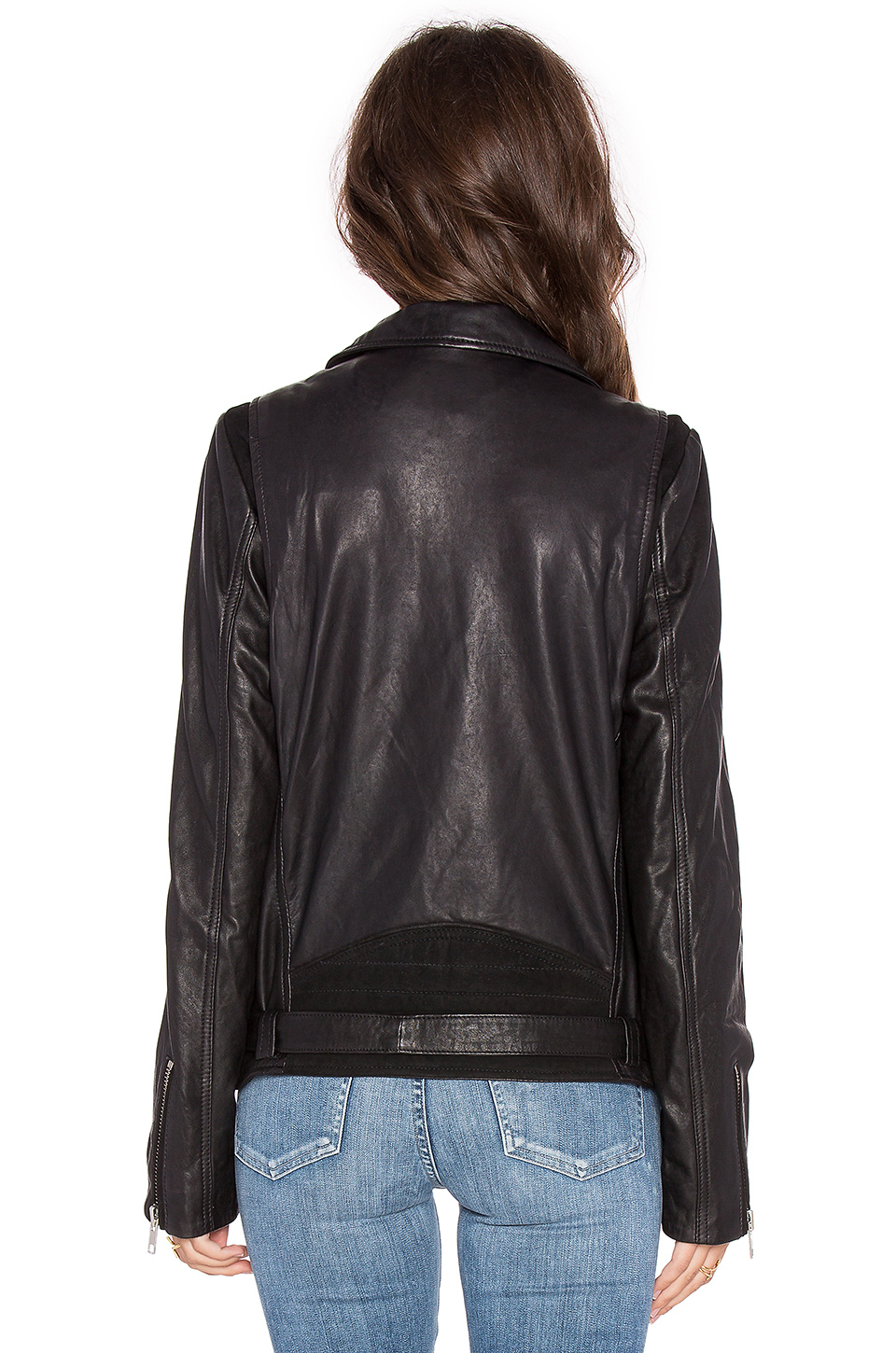 Lyst Maison Scotch Signature Leather Moto Jacket In Black Gallery