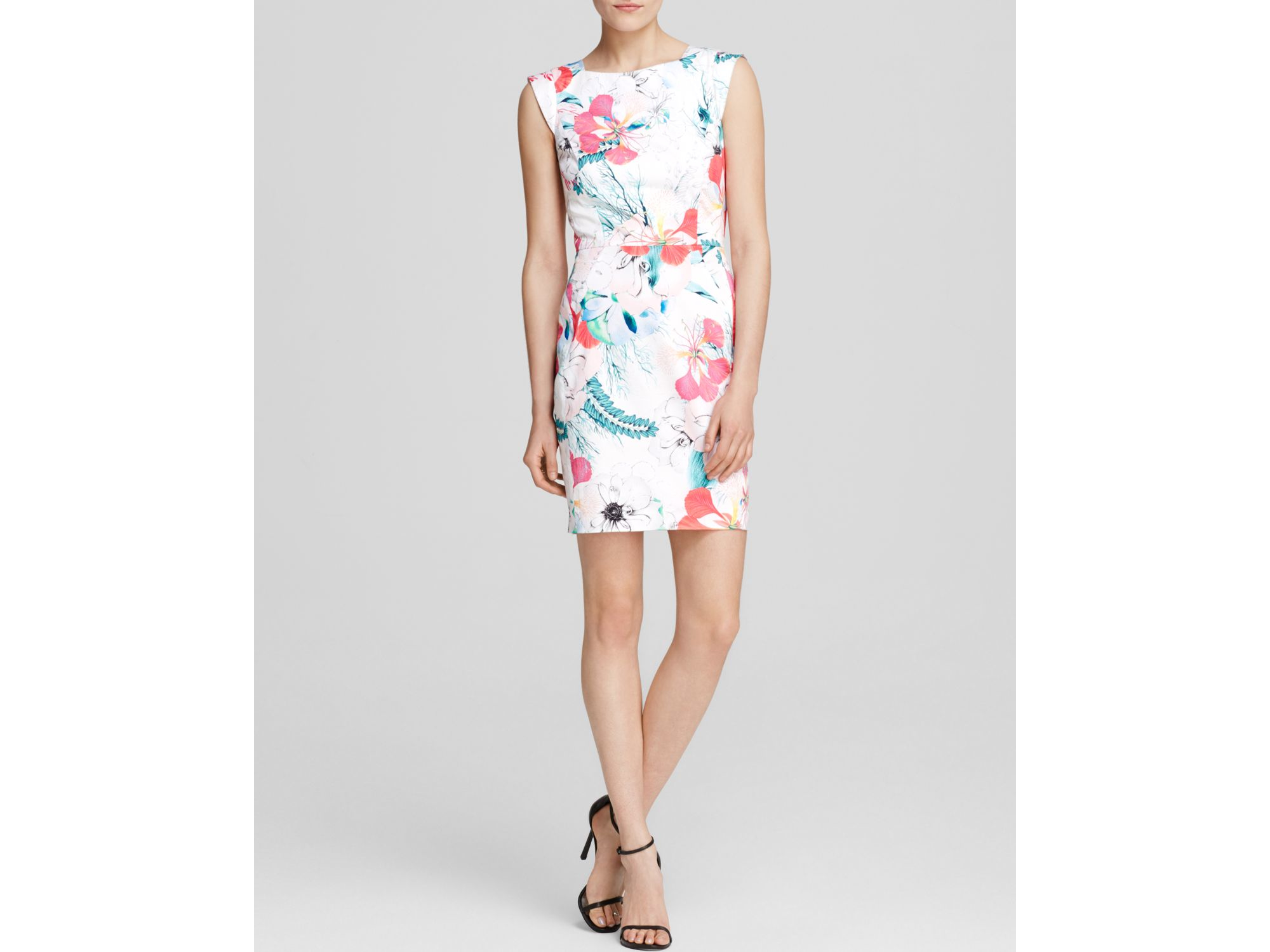 french connection white summer dress