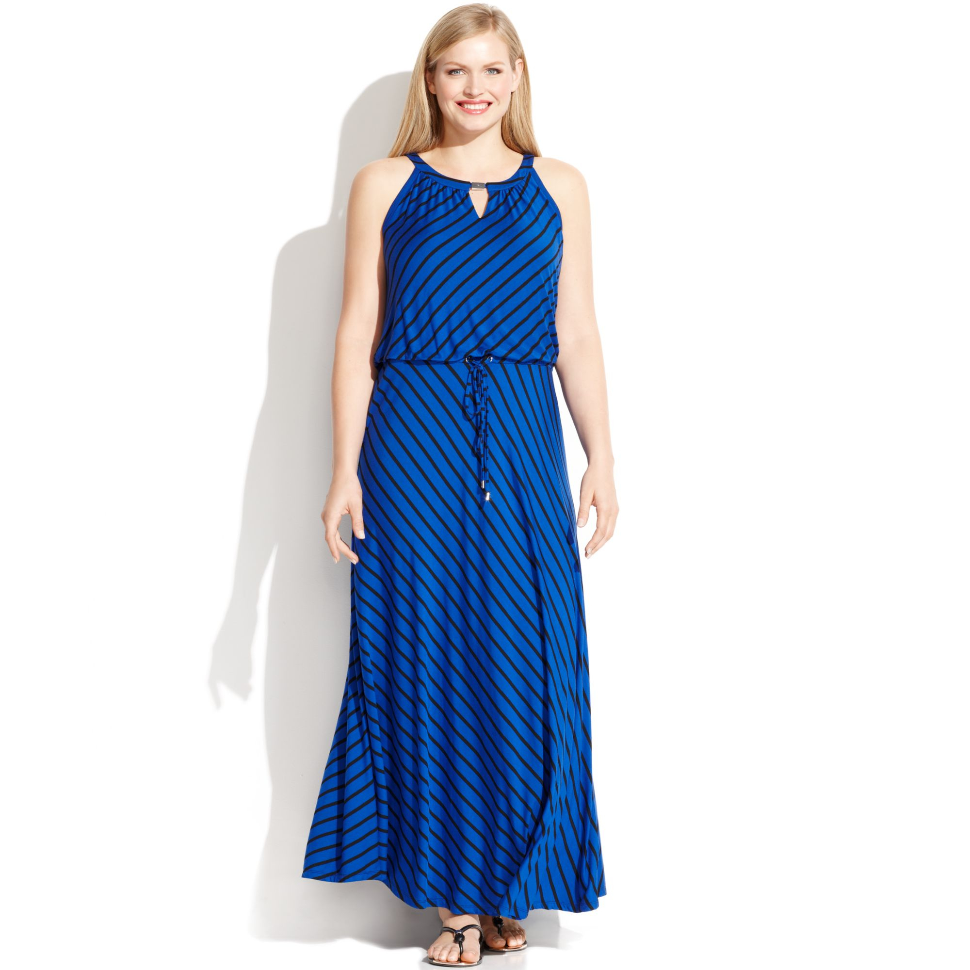 calvin klein plus size maxi dresses