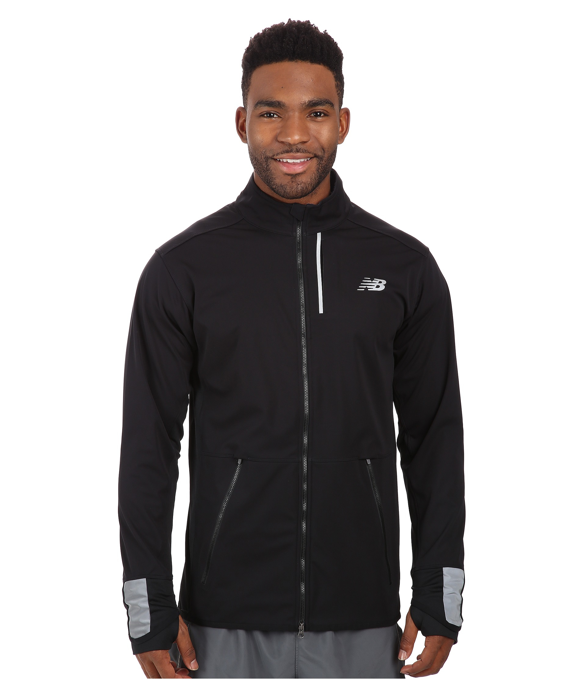 Lyst New Balance Windblocker Jacket In Black For Men Gallery