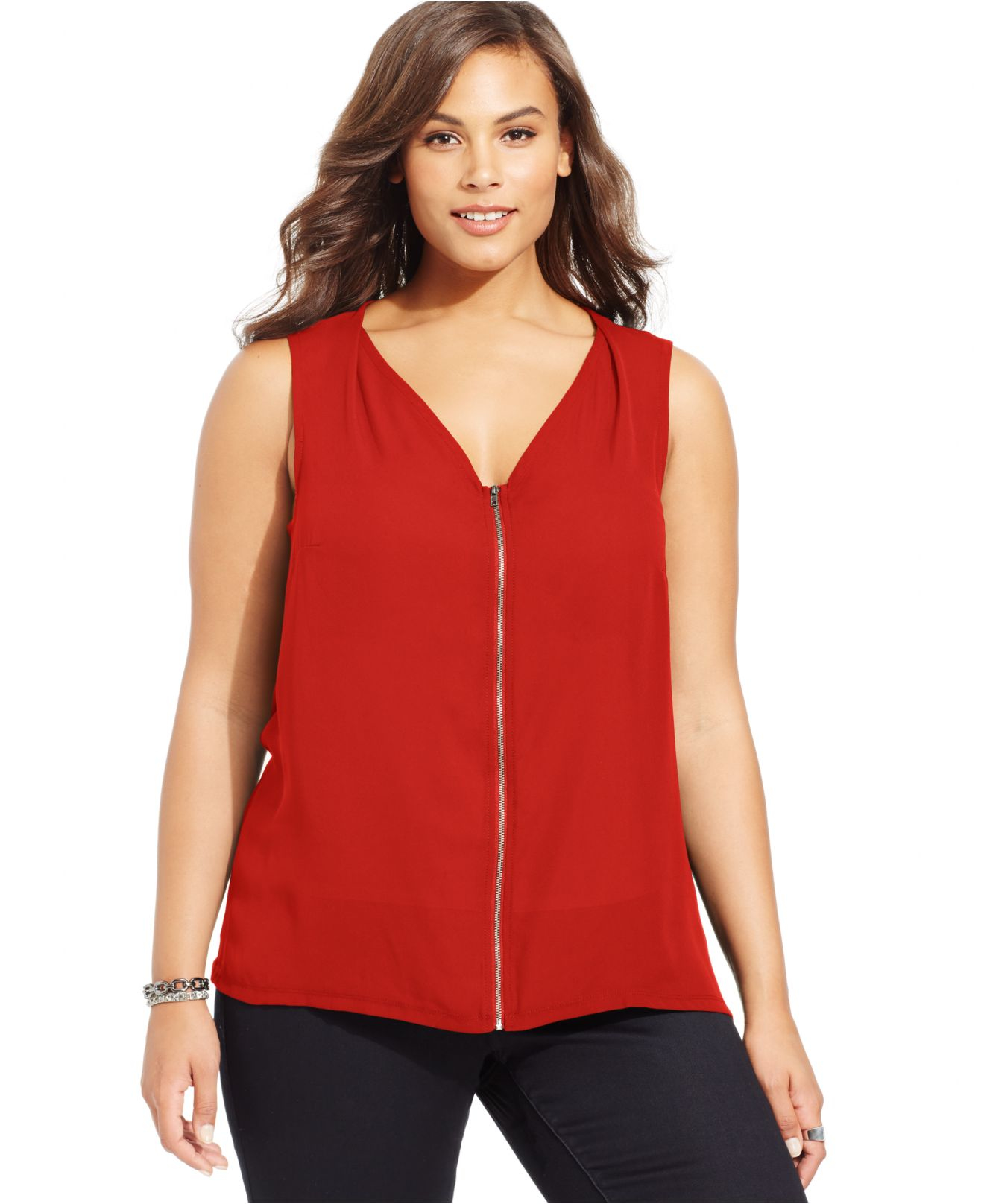 zipper tops womens