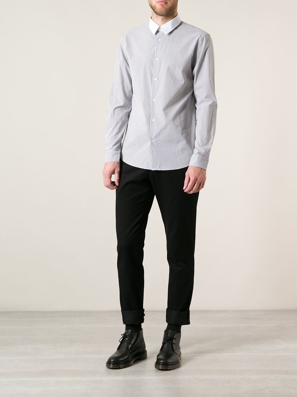 A.p.c. Classic Chinos in Black for Men | Lyst