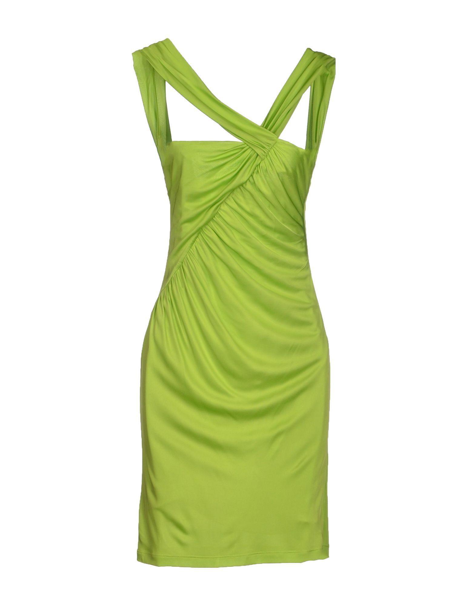 Versace jeans couture Short Dress in Green (Acid green) | Lyst
