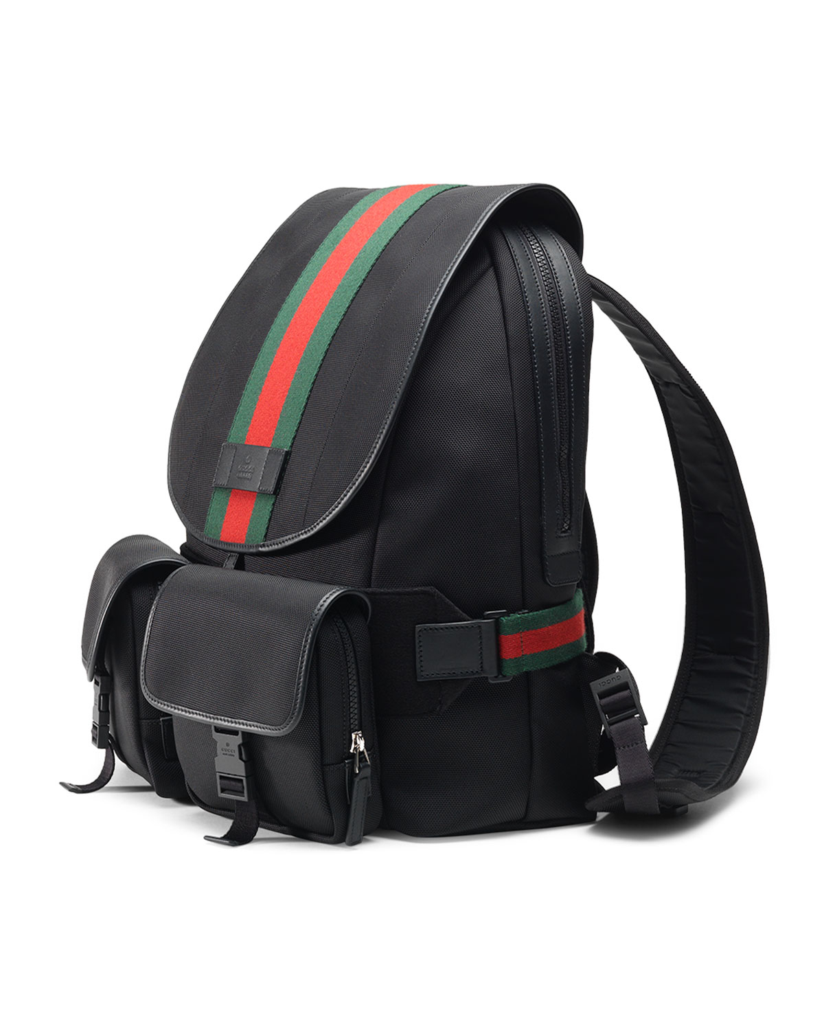 Gucci Web Canvas Backpack/Fanny Pack in Black for Men - Lyst