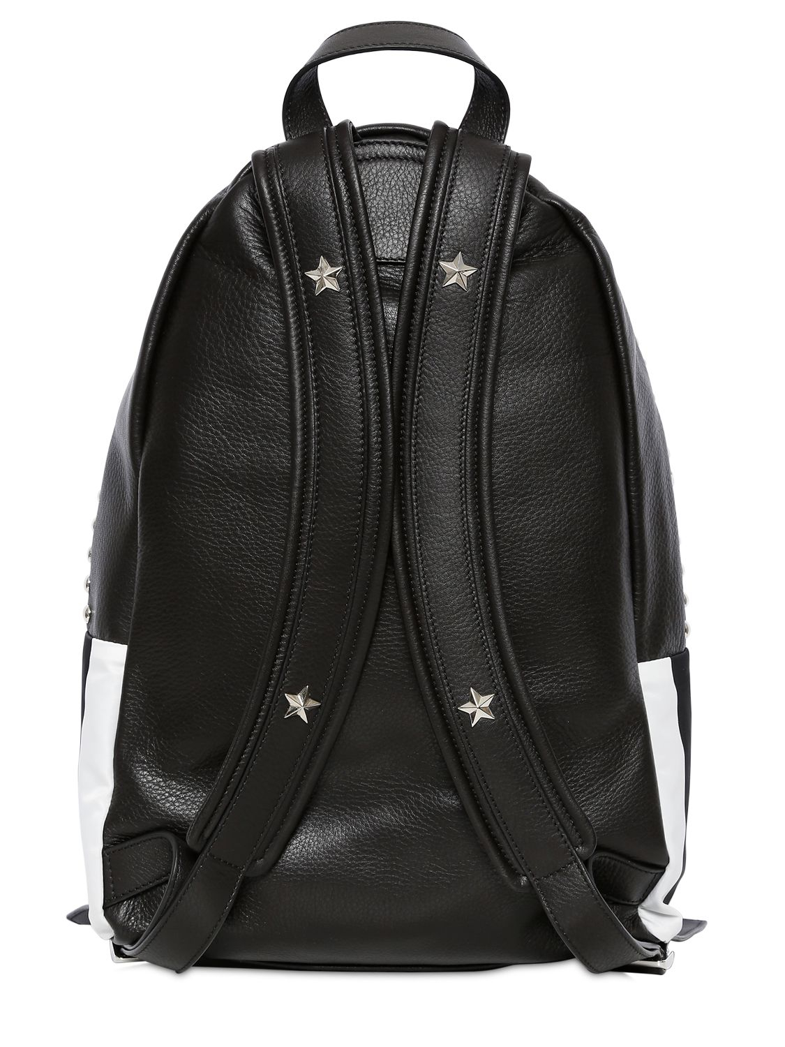 Givenchy Striped Cotton Canvas & Leather Backpack in Black for Men | Lyst