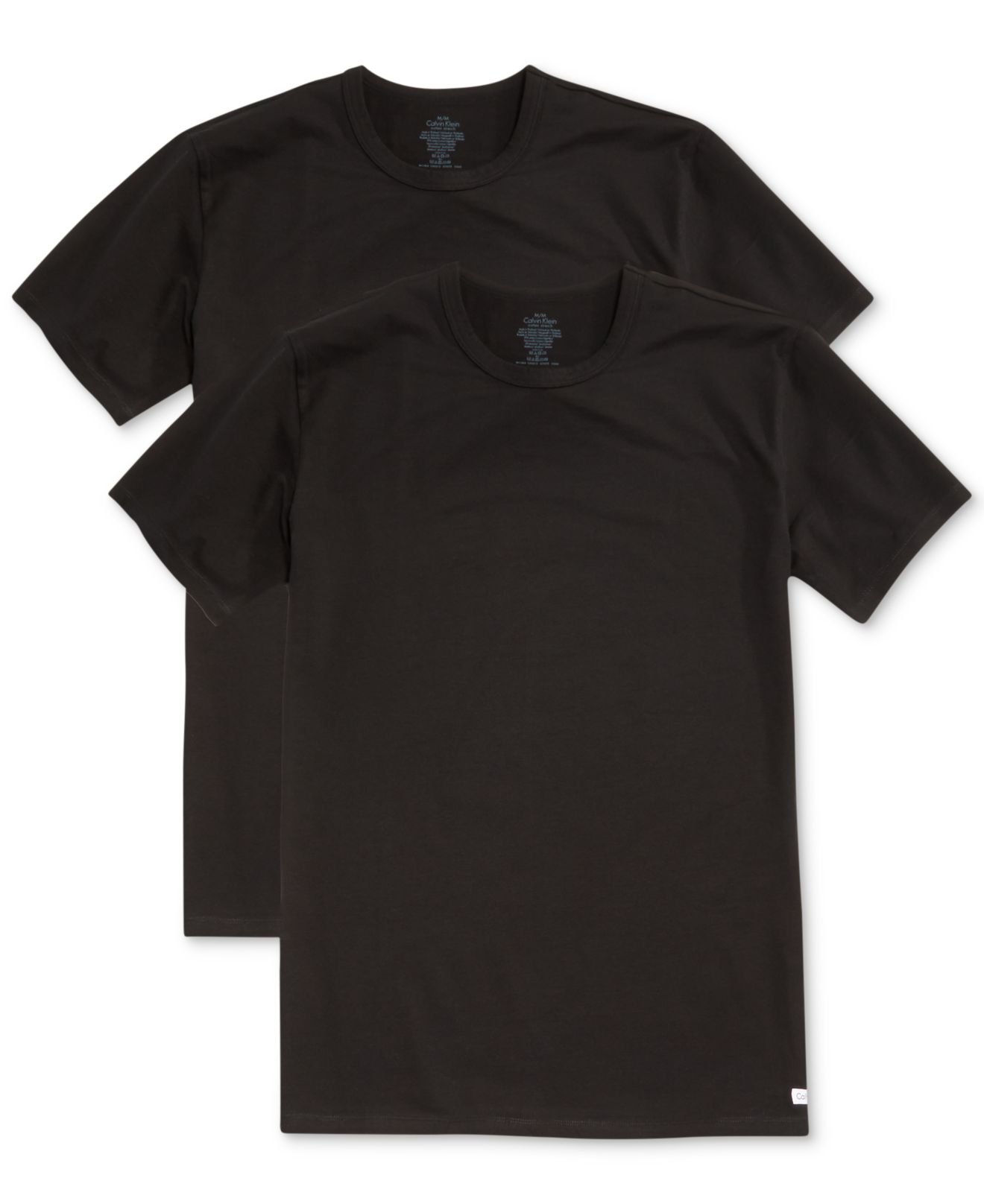 Lyst - Calvin Klein Men's Cotton Stretch Crew-neck T-shirt 2-pack ...