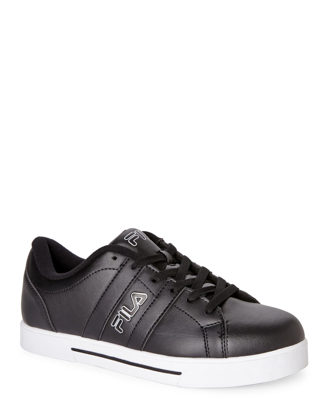 fila high tops black and white