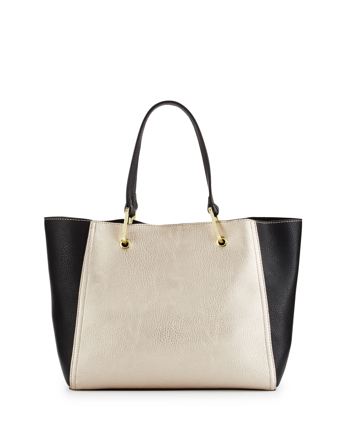 Lyst - Neiman Marcus Oval-ring Small Tote Bag in White