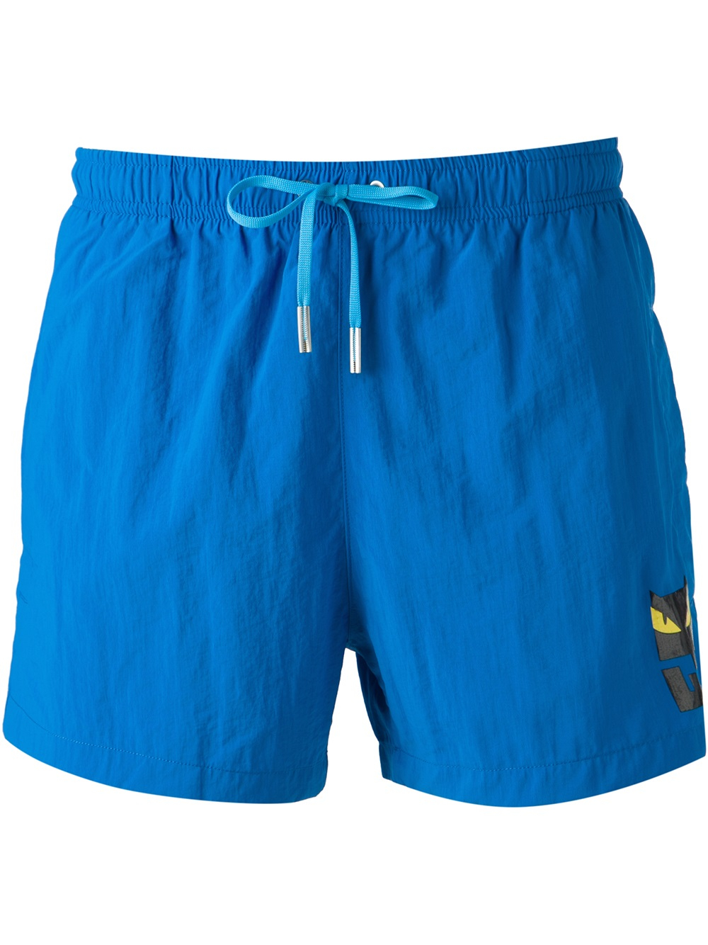 Lyst - Fendi Classic Swim Shorts in Blue for Men