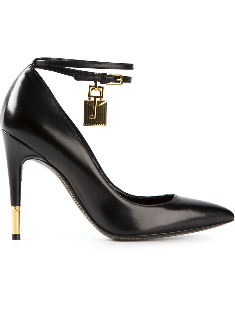 Lyst - Tom Ford Padlock and Key Pumps in Black