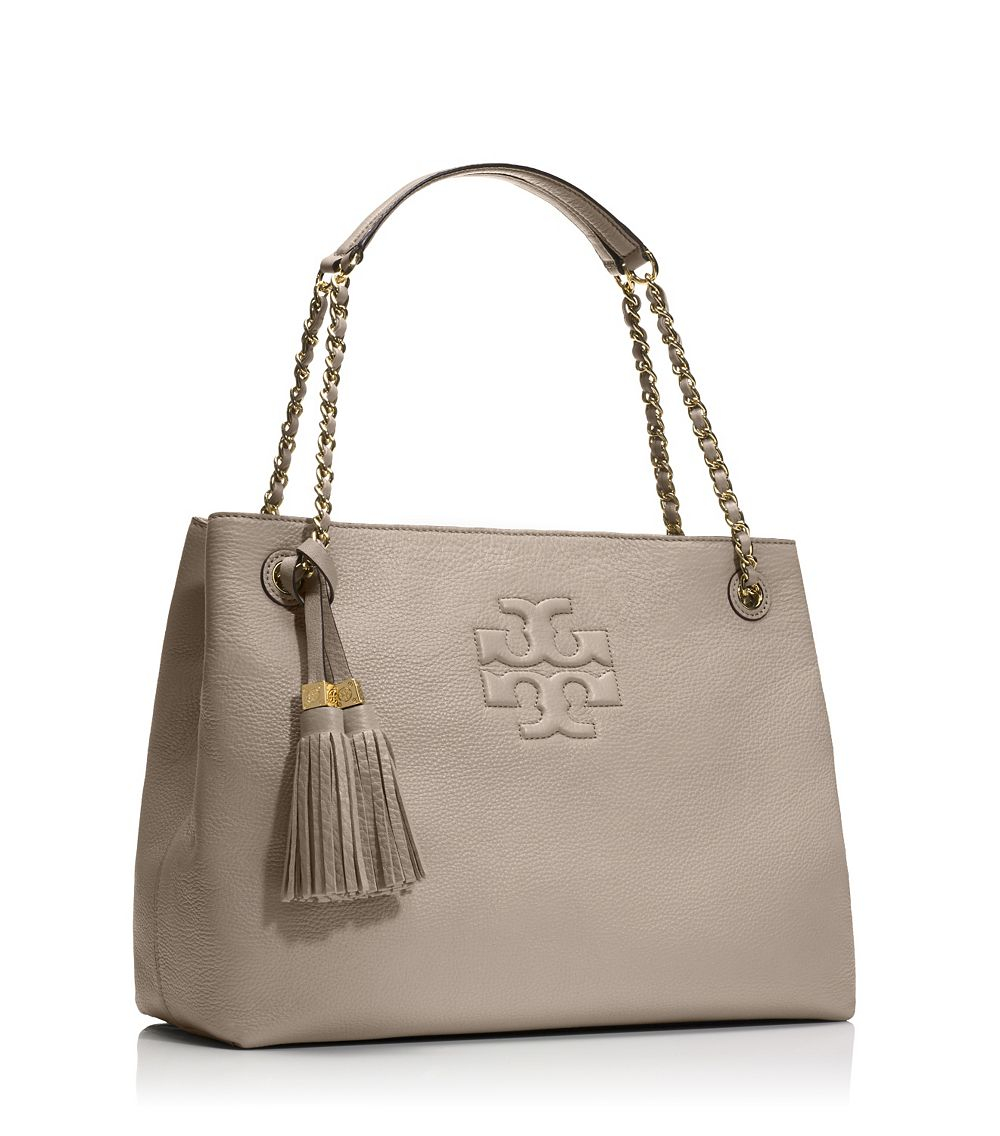 tory burch tote gray