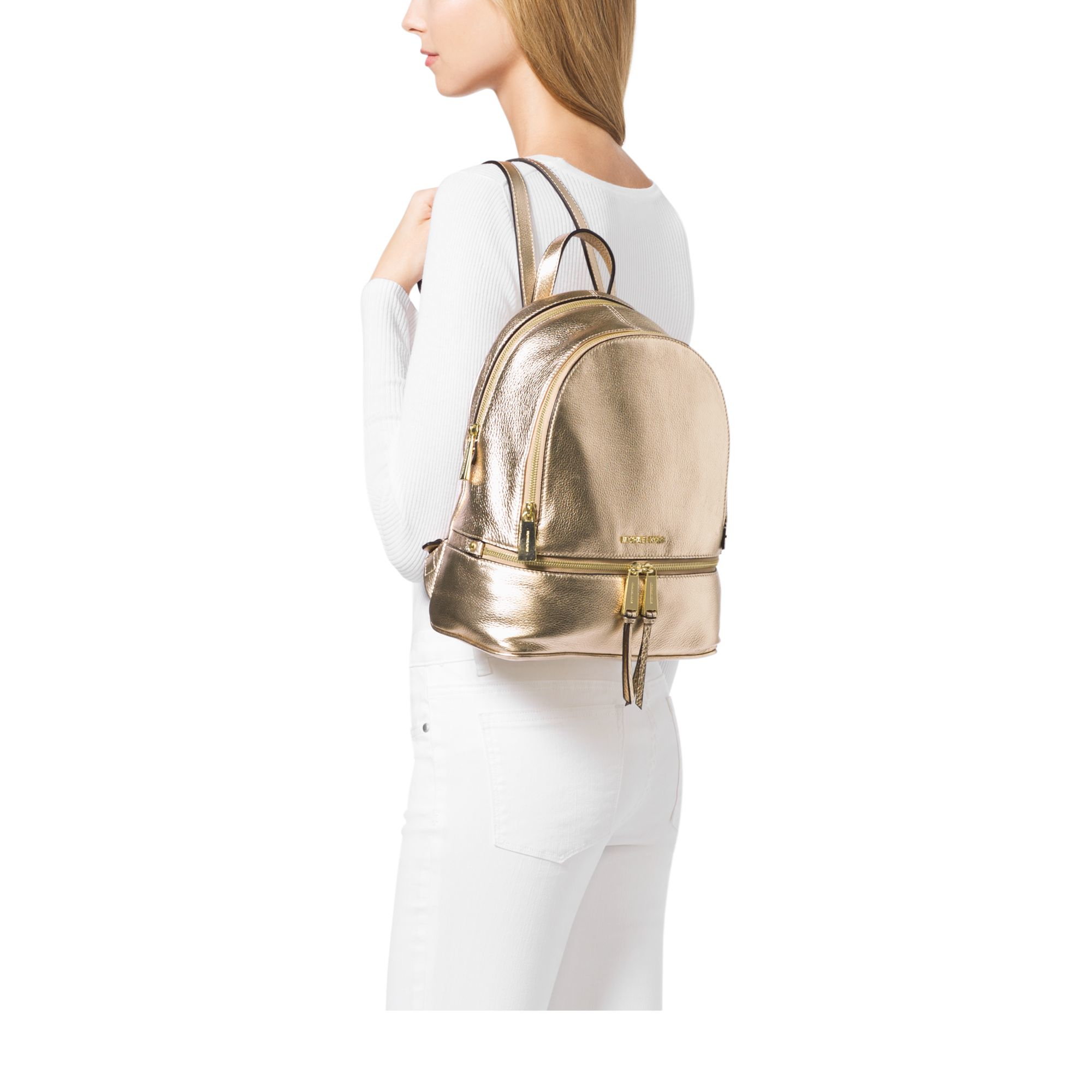 michael kors md backpack leather