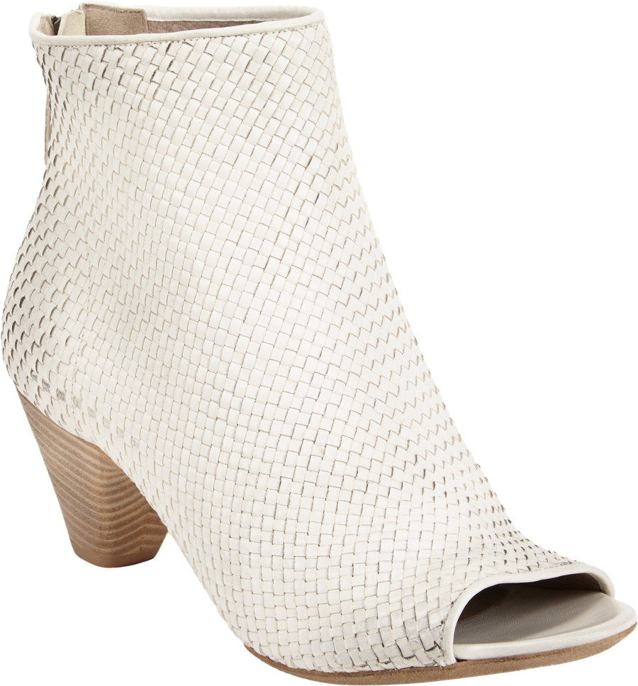 peep toe bootie