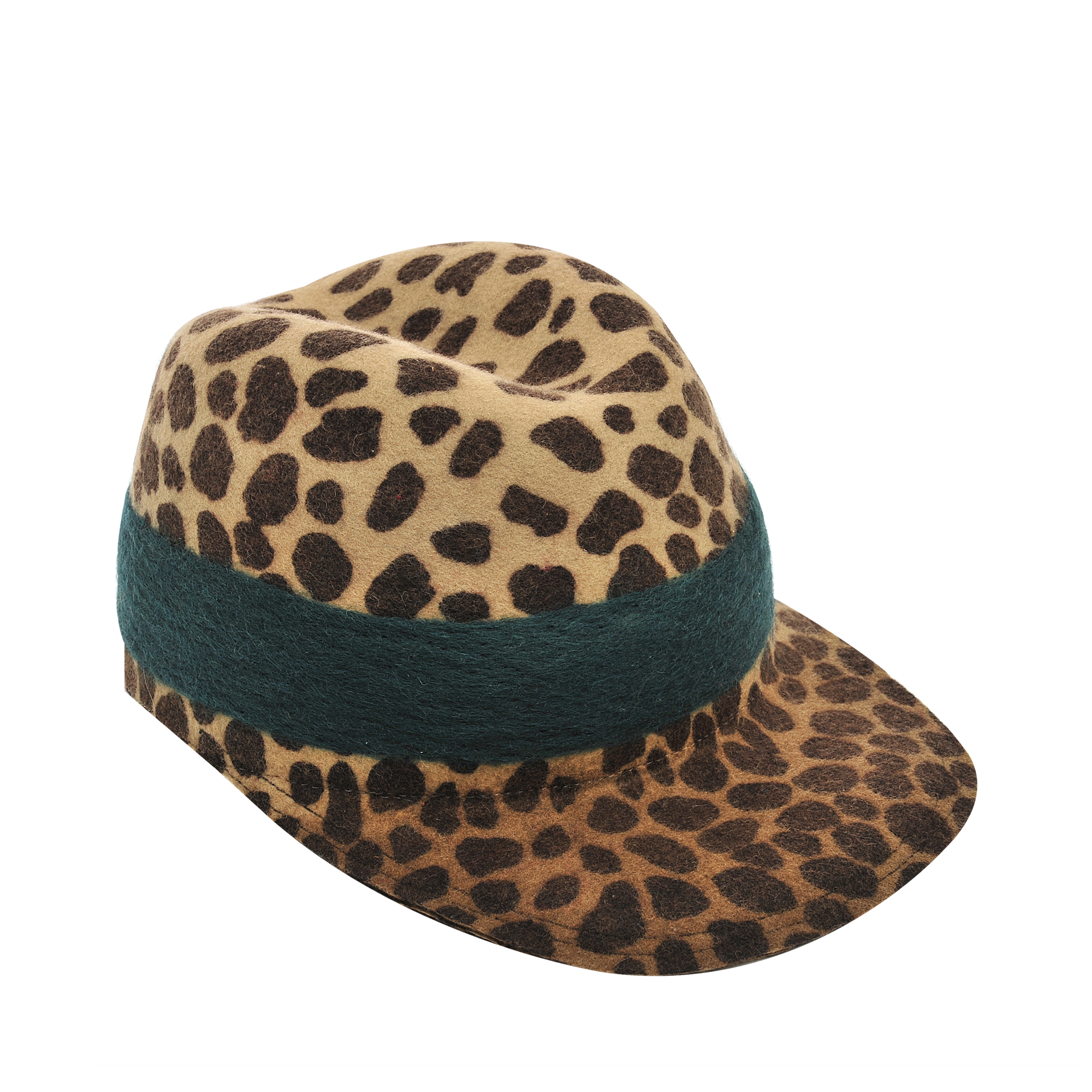 Lola hats Leopard Hudson Cap in Beige | Lyst