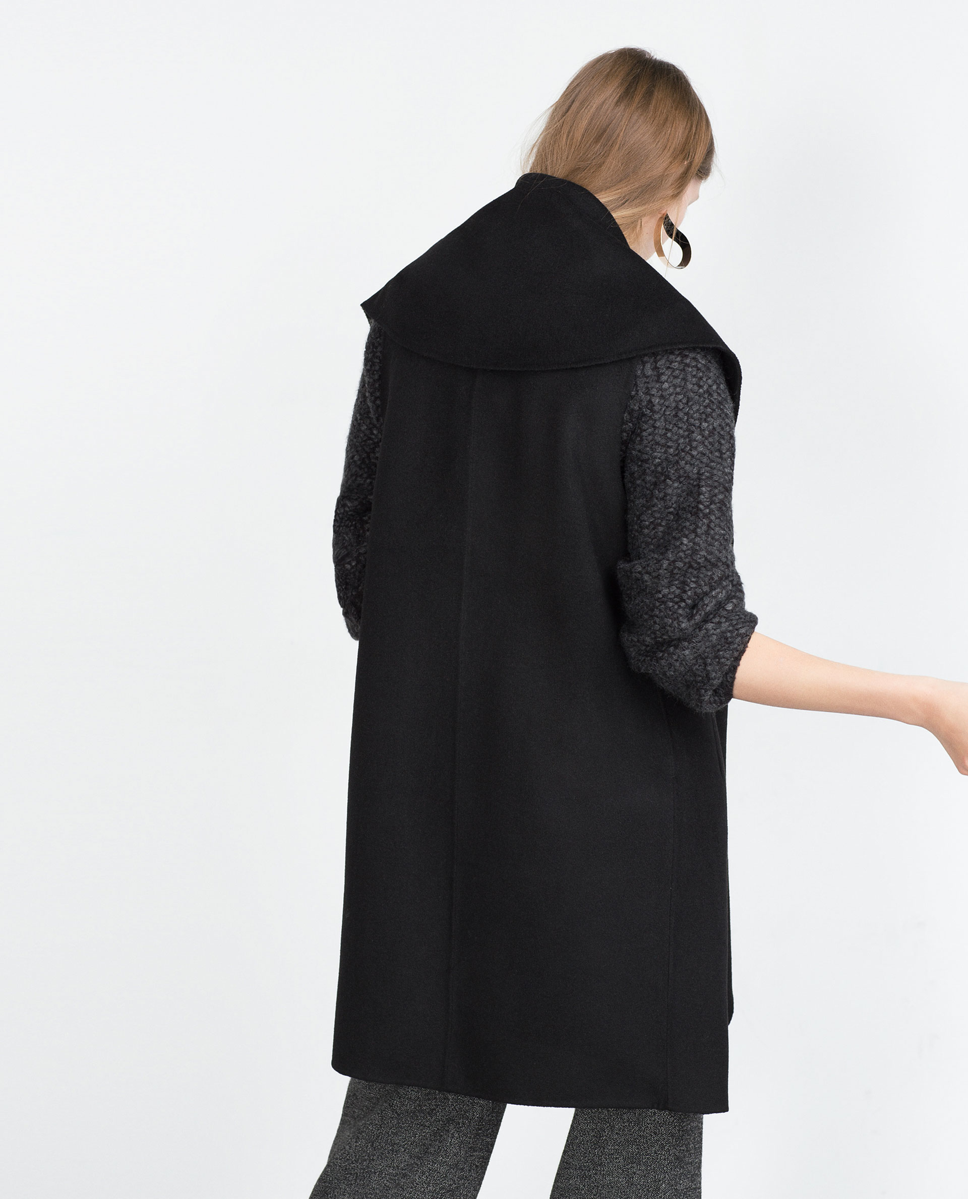 Zara Hand Made Waistcoat in Black Lyst