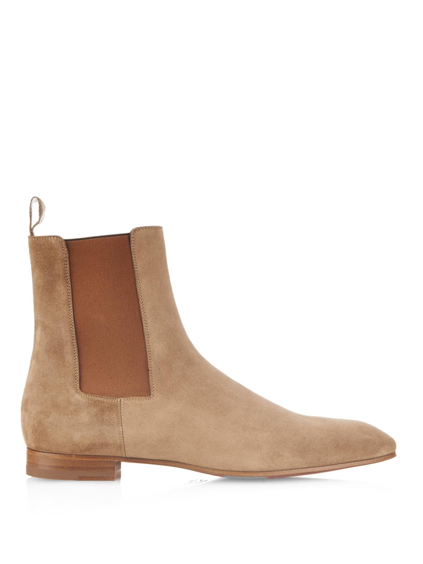 Christian Louboutin Roadie Suede Boots in Camel (Natural) for Men - Lyst