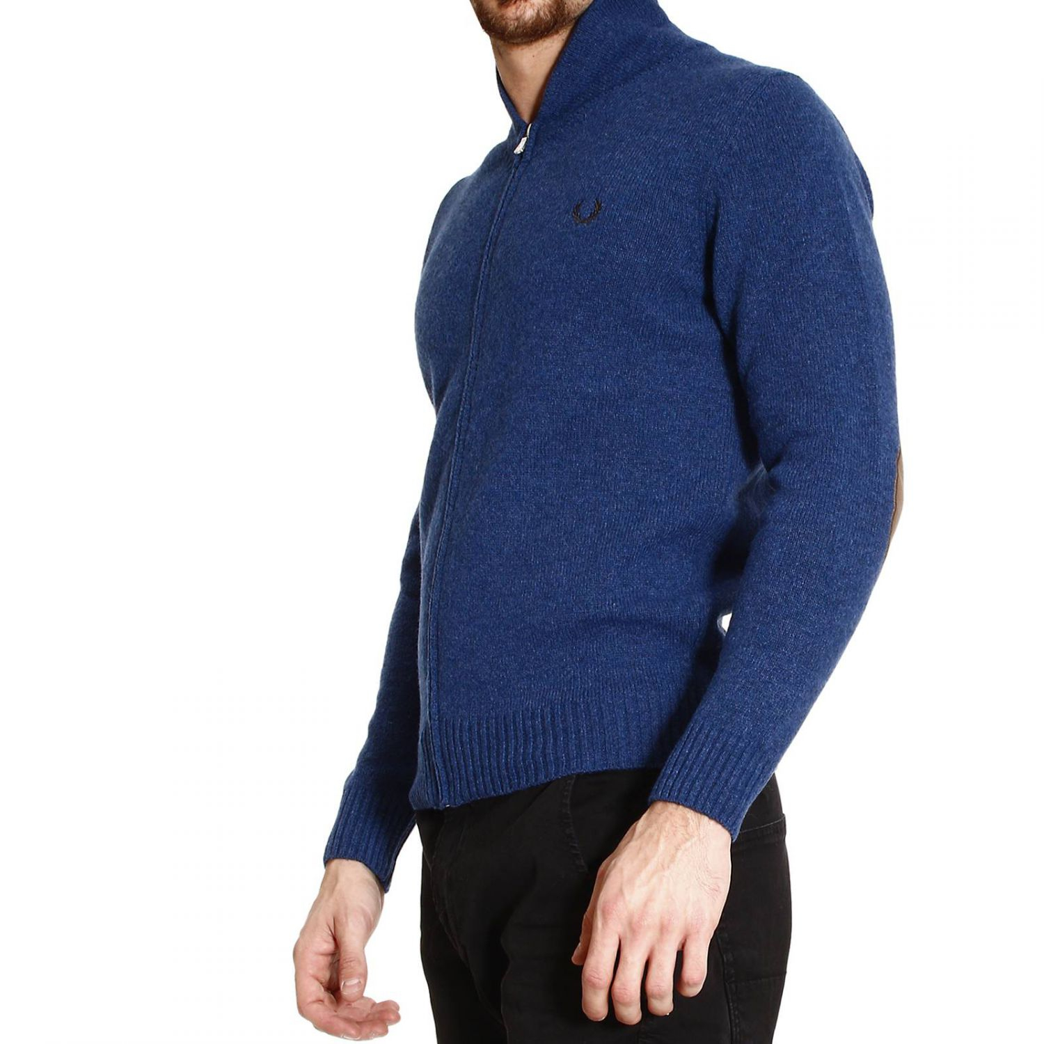 Fred perry Sweater Super Soft Shetland Zipped Cardigan With Shawl ...