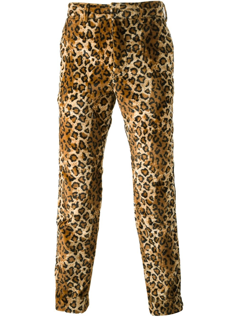 Engineered Garments | Animal Leopard Print Velour Trousers for Men | Lyst