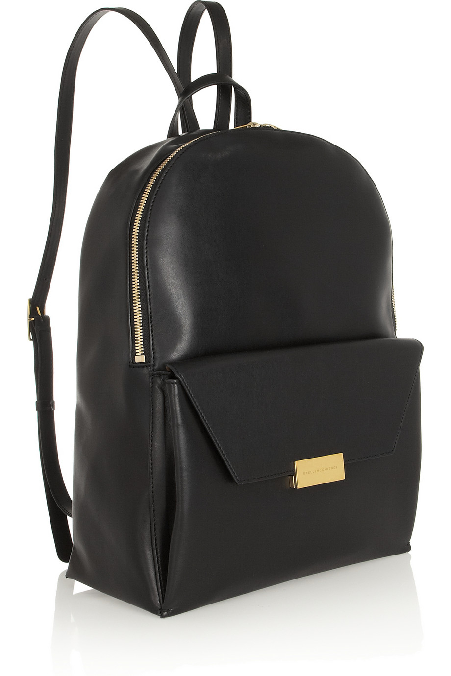 Lyst Stella Mccartney Beckett Faux iLeather Backpacki in Black