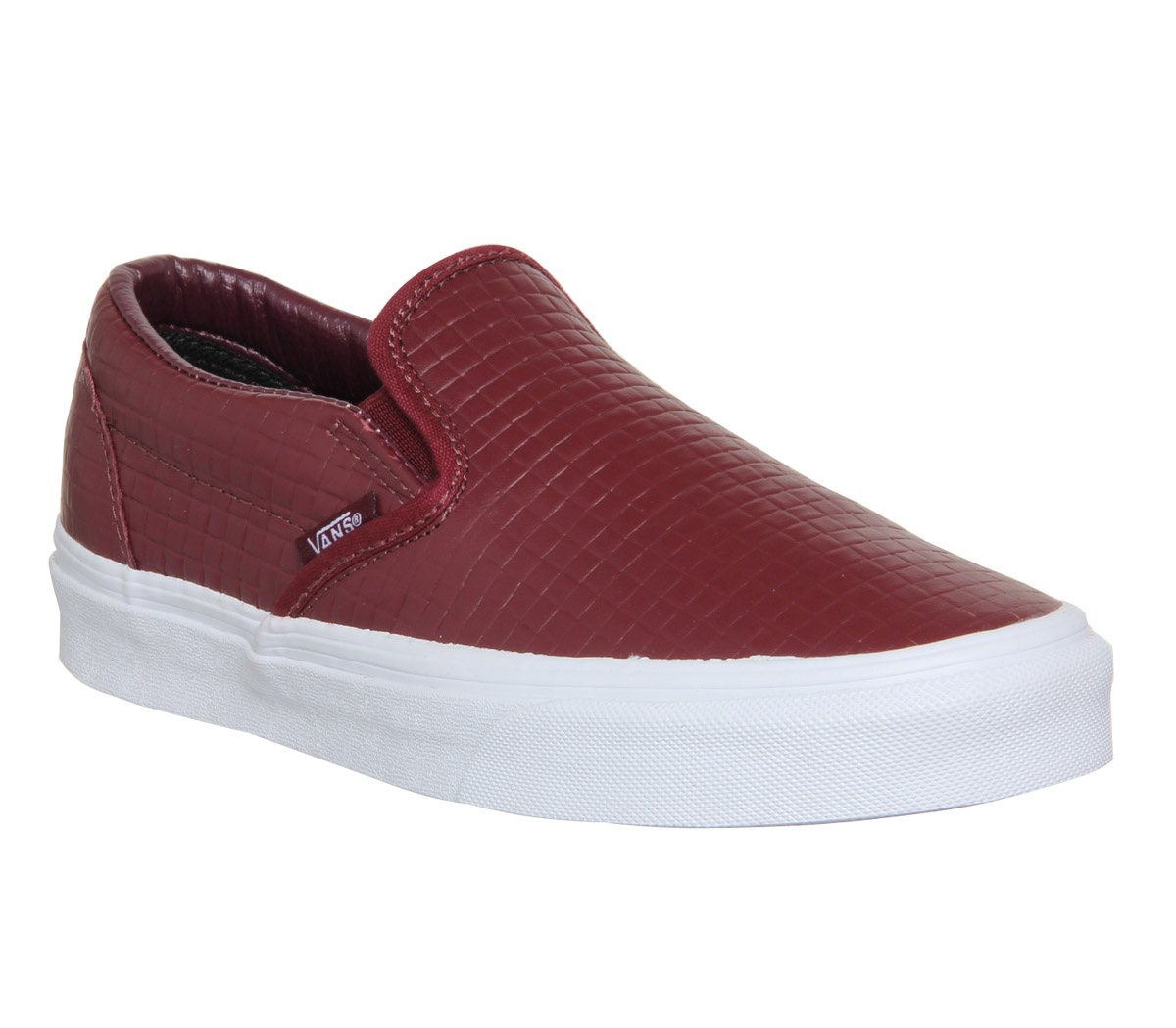 Vans Classic Slip On Shoes in Red for Men (port) | Lyst