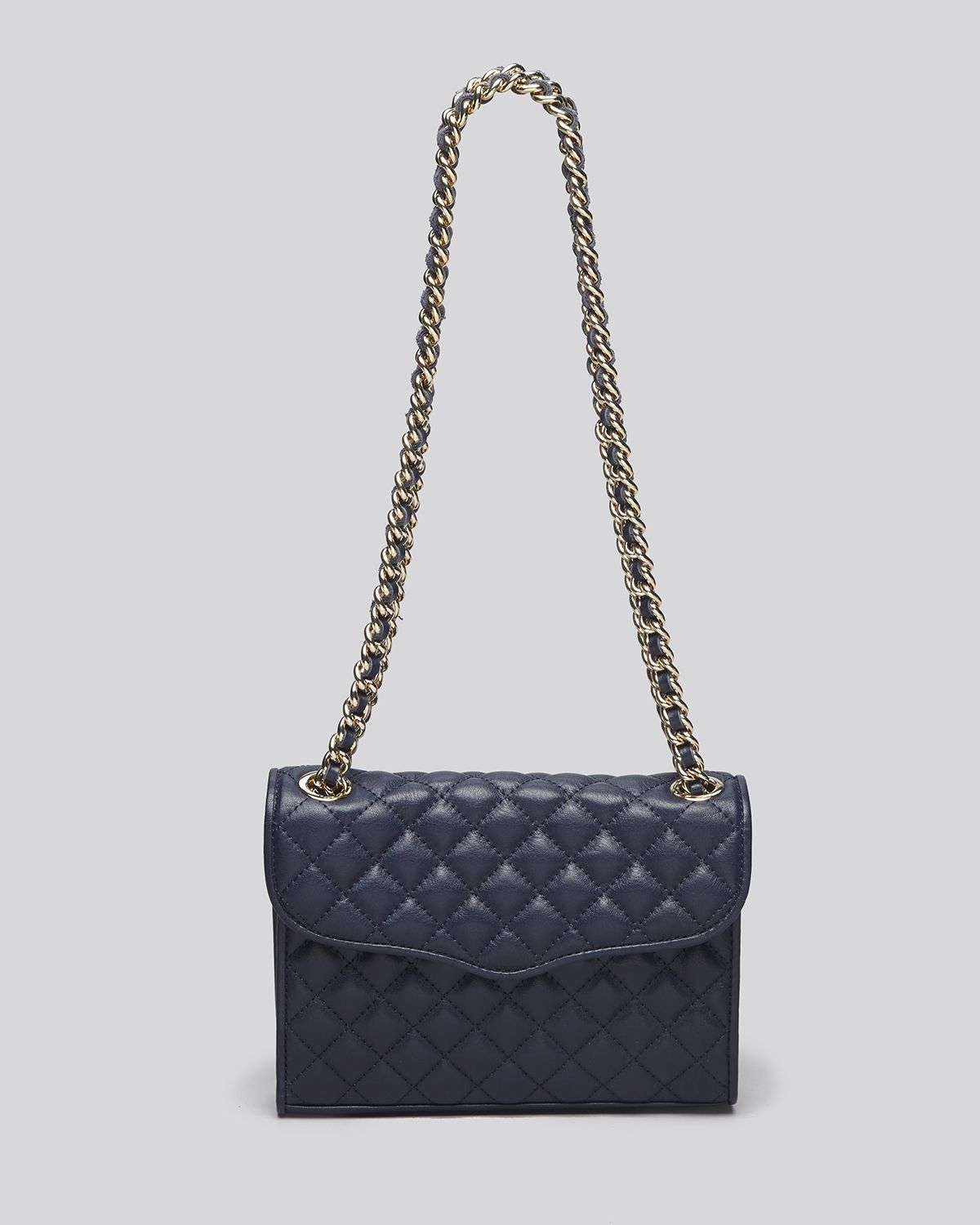 Lyst - Rebecca Minkoff Shoulder Bag - Quilted Mini Affair in Blue