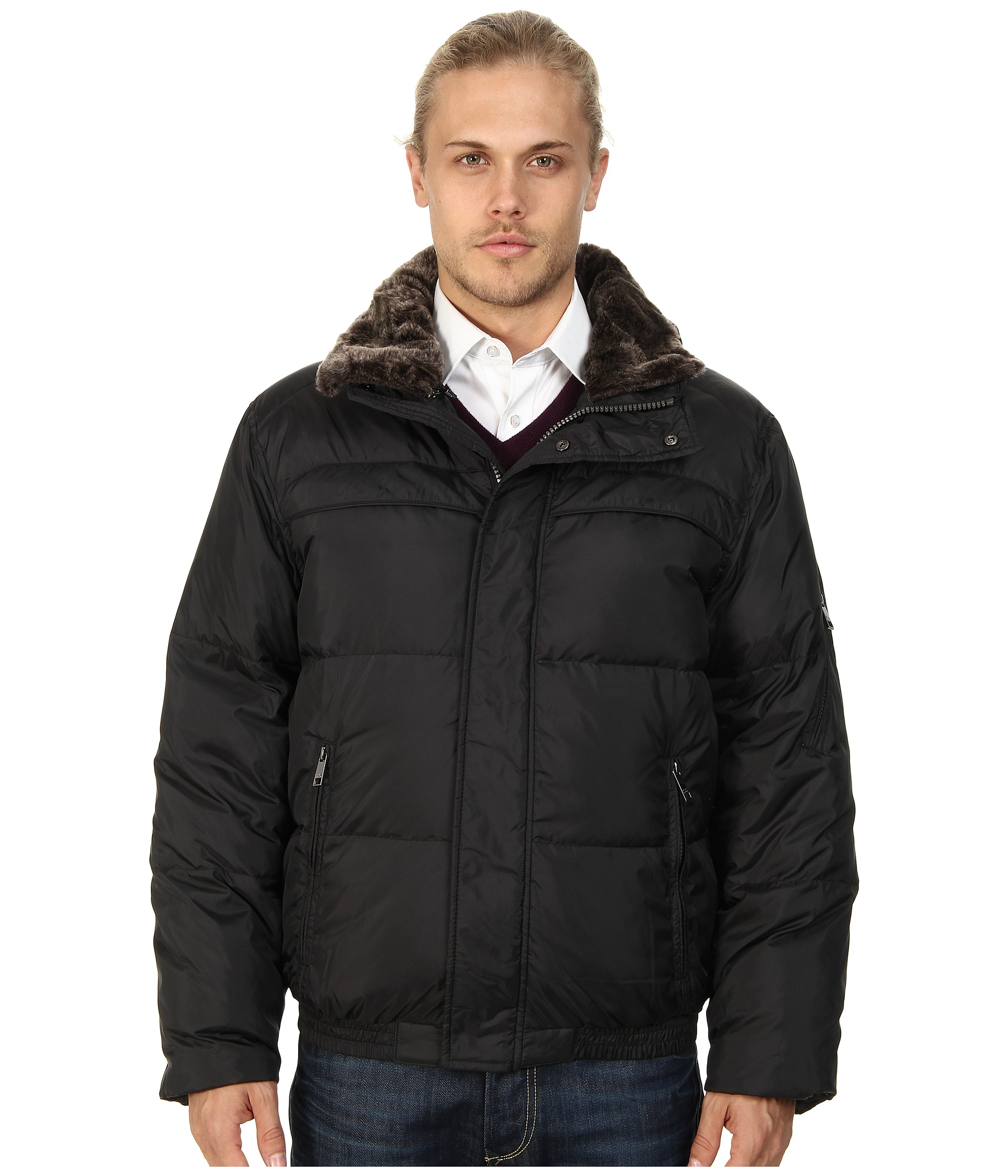 Lyst Marc New York Fauxmula Down Jacket in Black for Men