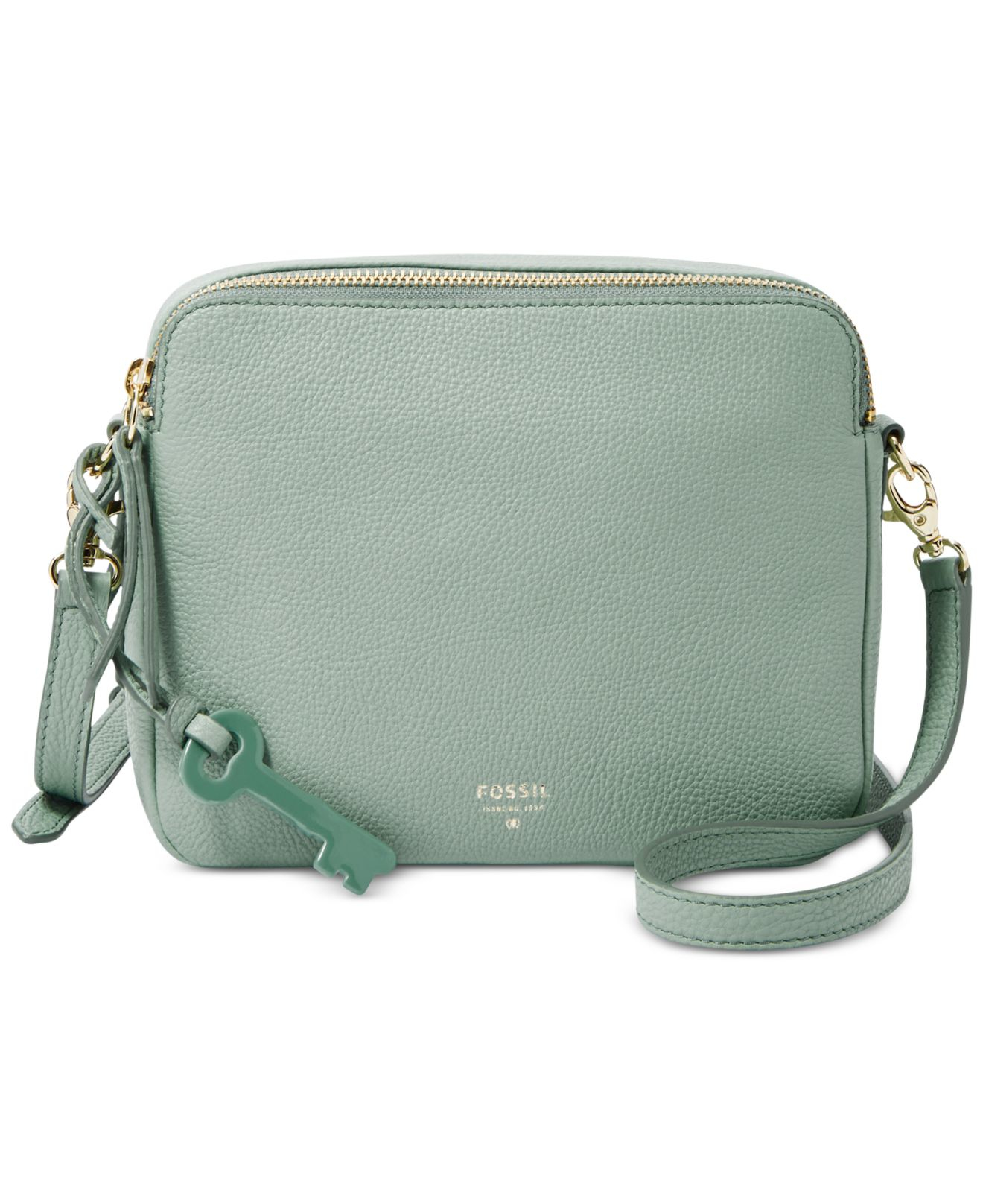 Lyst Fossil Sydney Leather Crossbody In Blue Gallery